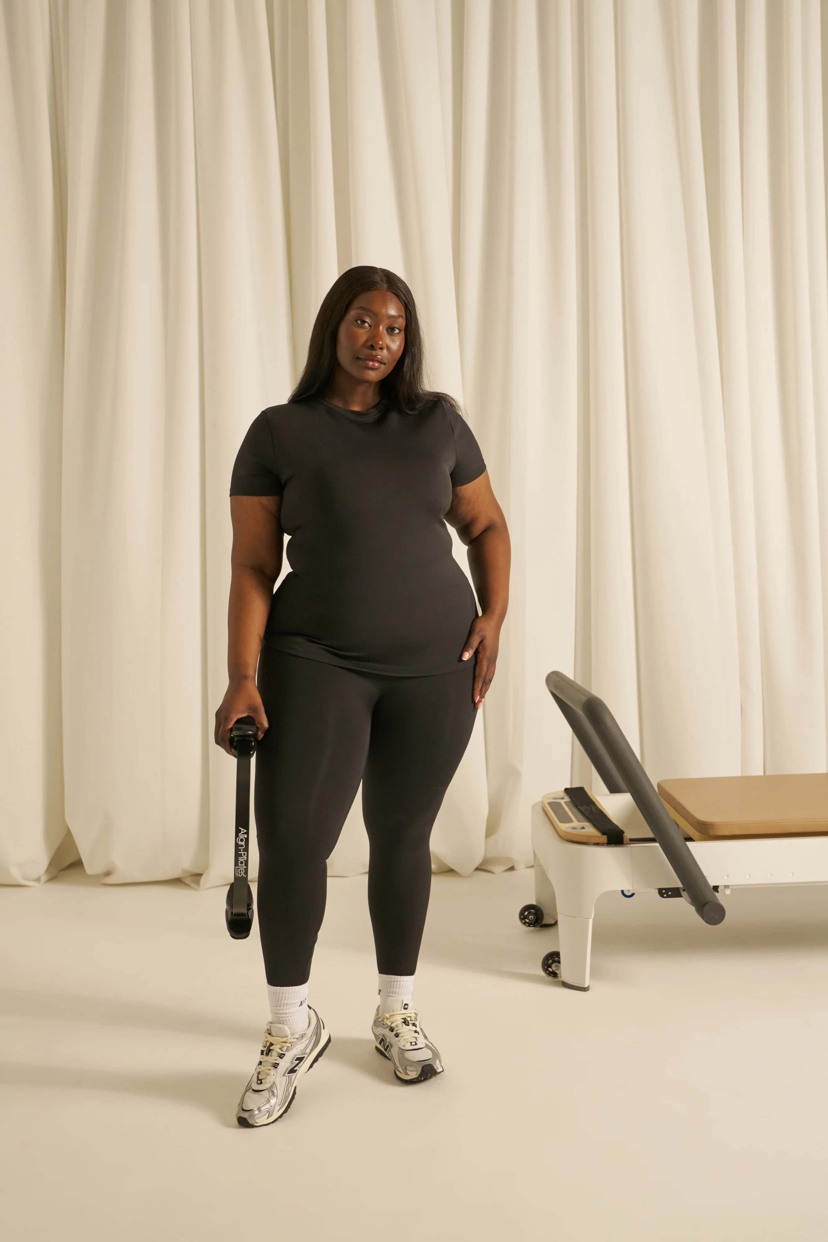 Smoothform Built In Bra Short Sleeve Top - Core Black - Image 10
