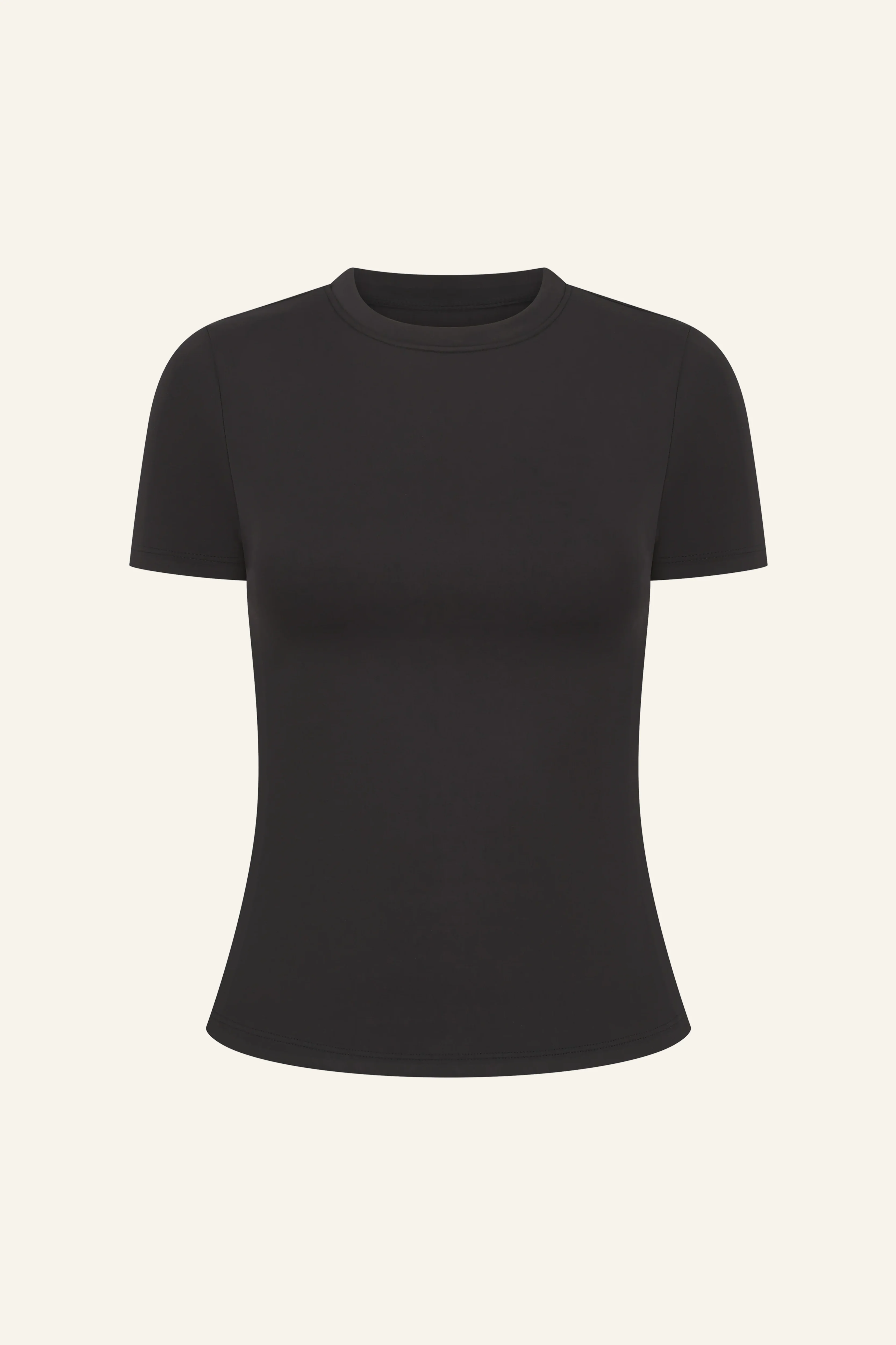 Smoothform Built In Bra Short Sleeve Top - Core Black - Image 13