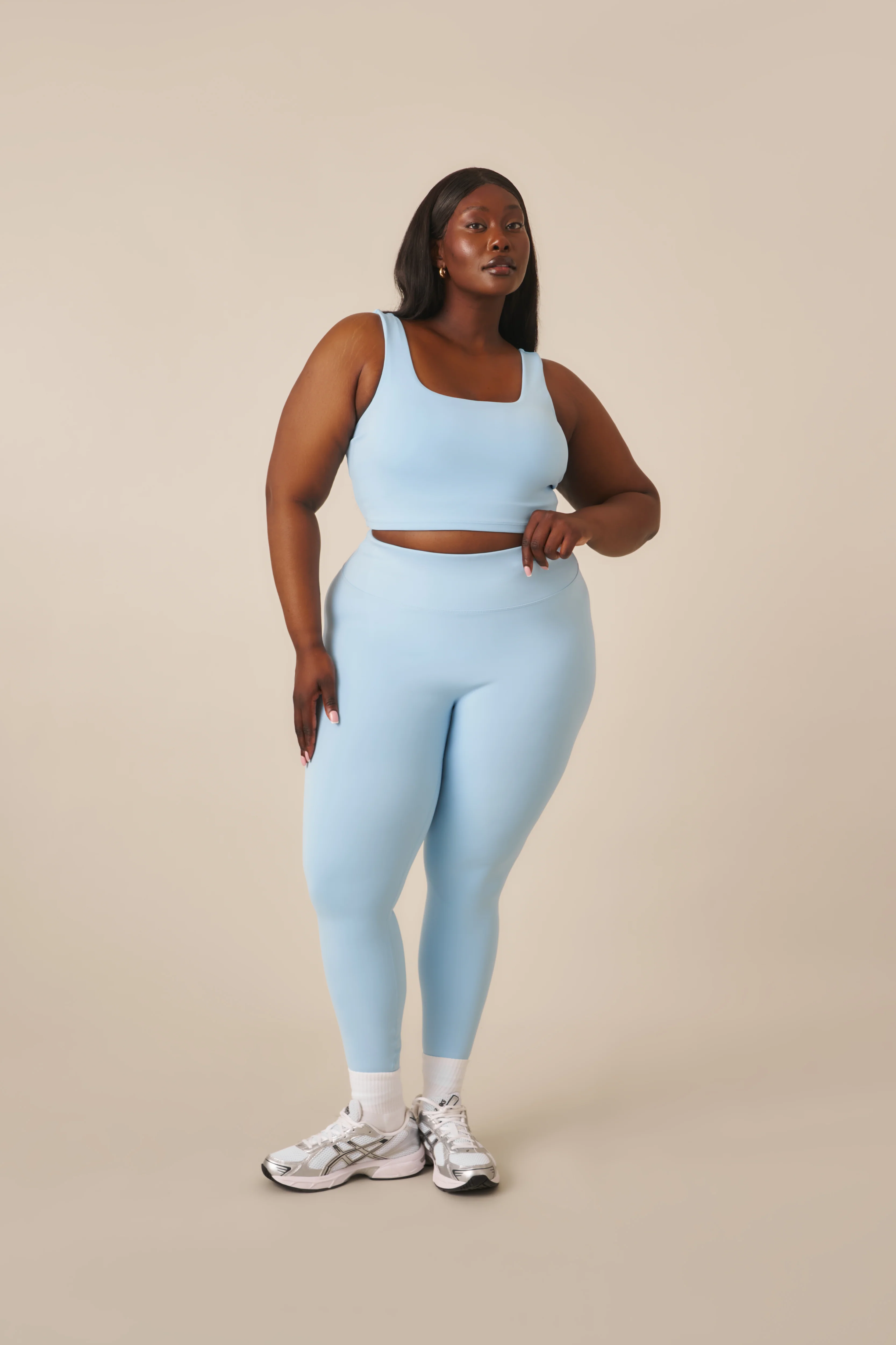 Smoothform High Waist Leggings - Powder Blue - Image 11
