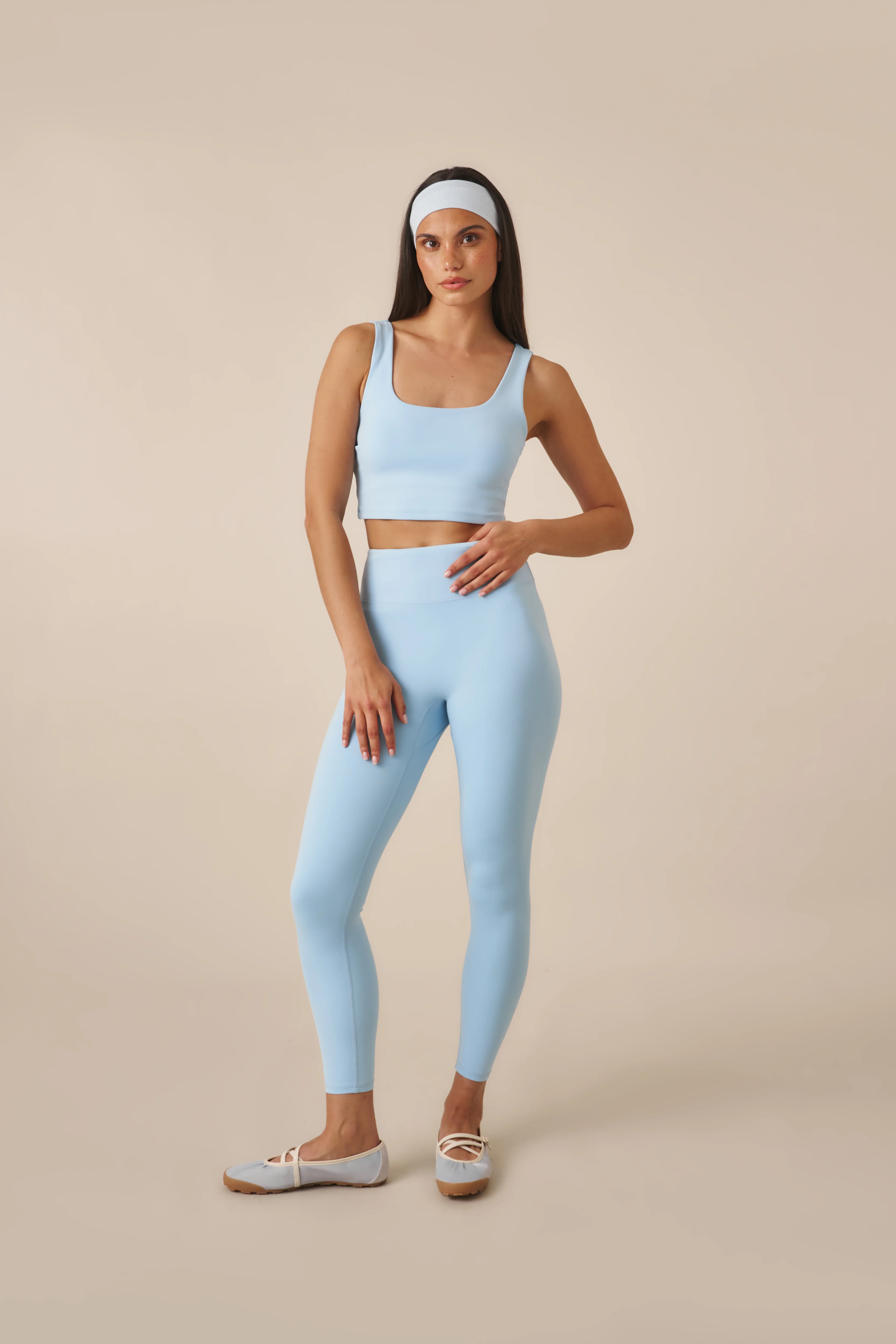Smoothform High Waist Leggings - Powder Blue - Image 5