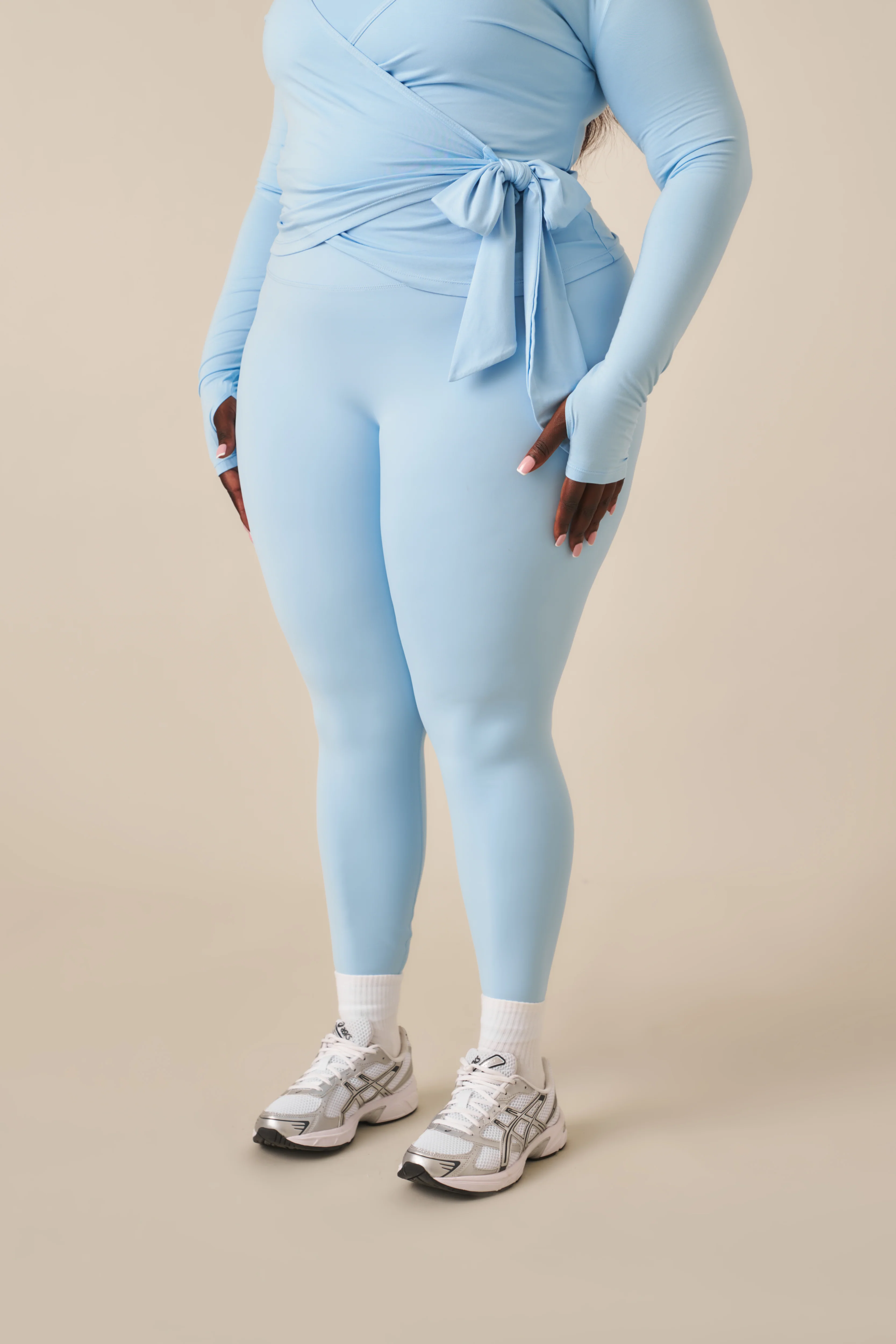 Smoothform High Waist Leggings - Powder Blue - Image 8