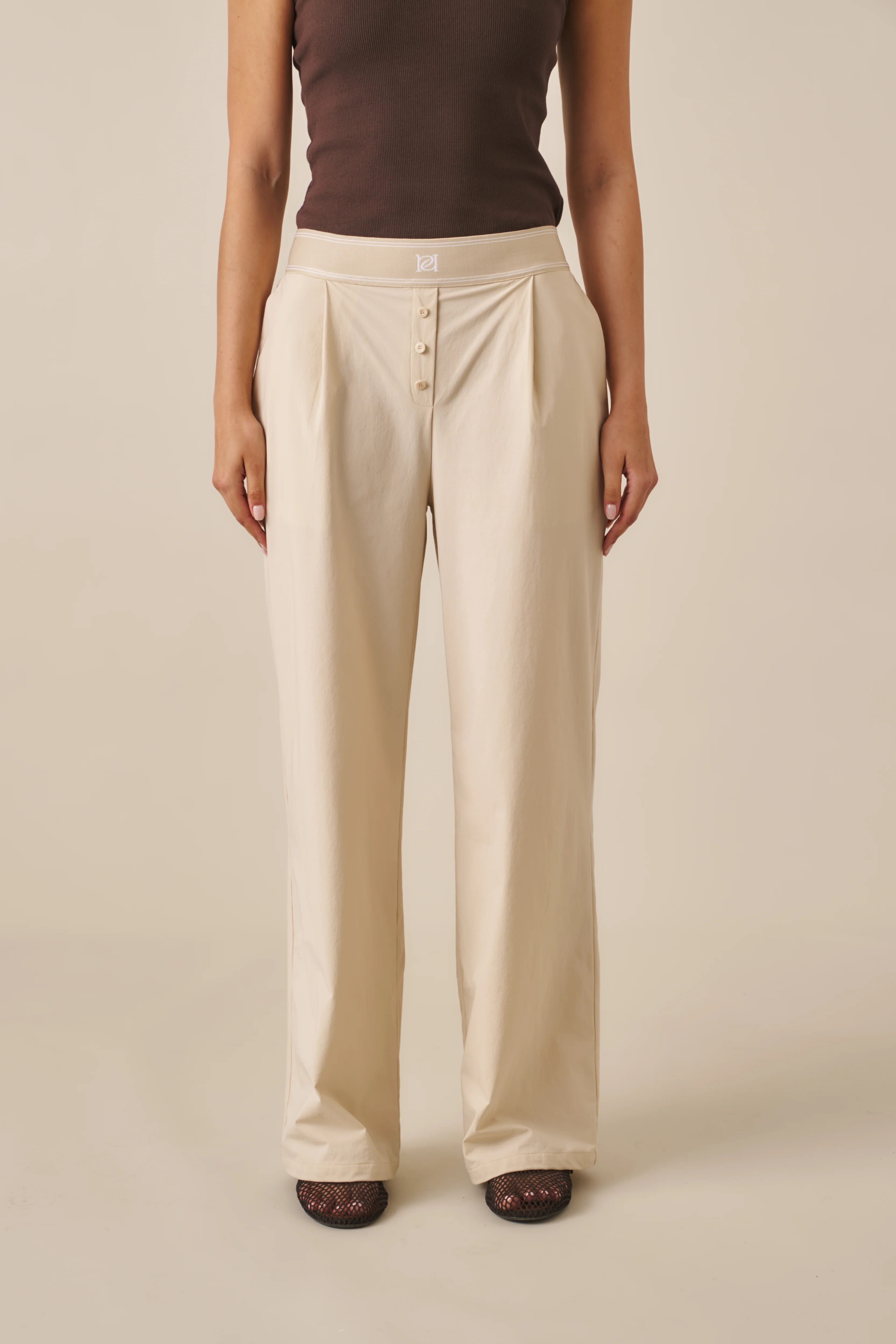The Everyday Trousers - Stone - Image 4