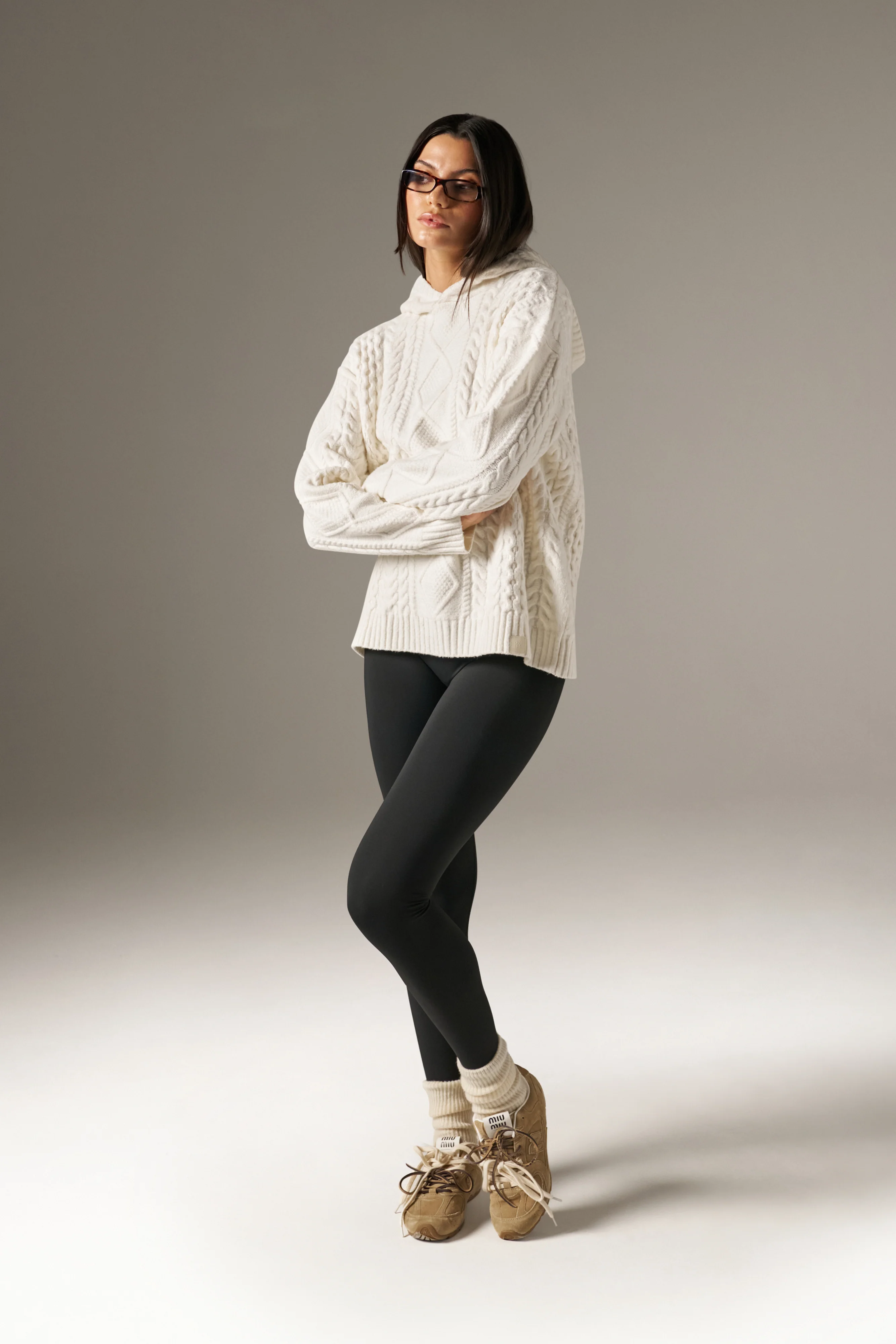 High Waist Thermasoft Leggings - Core Black - Image 4