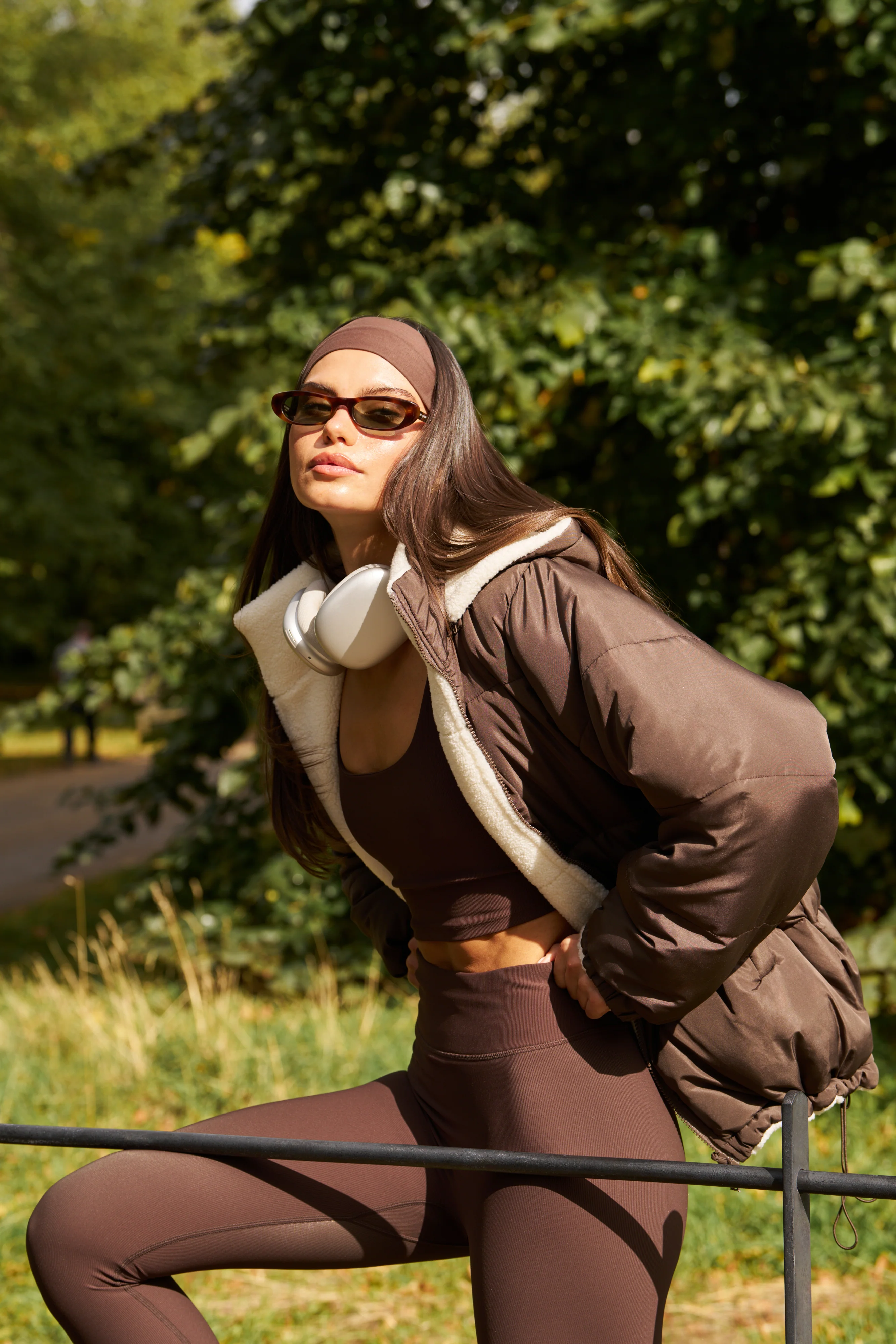 Multiway Reversible Puffer Coat - Espresso - Image 12