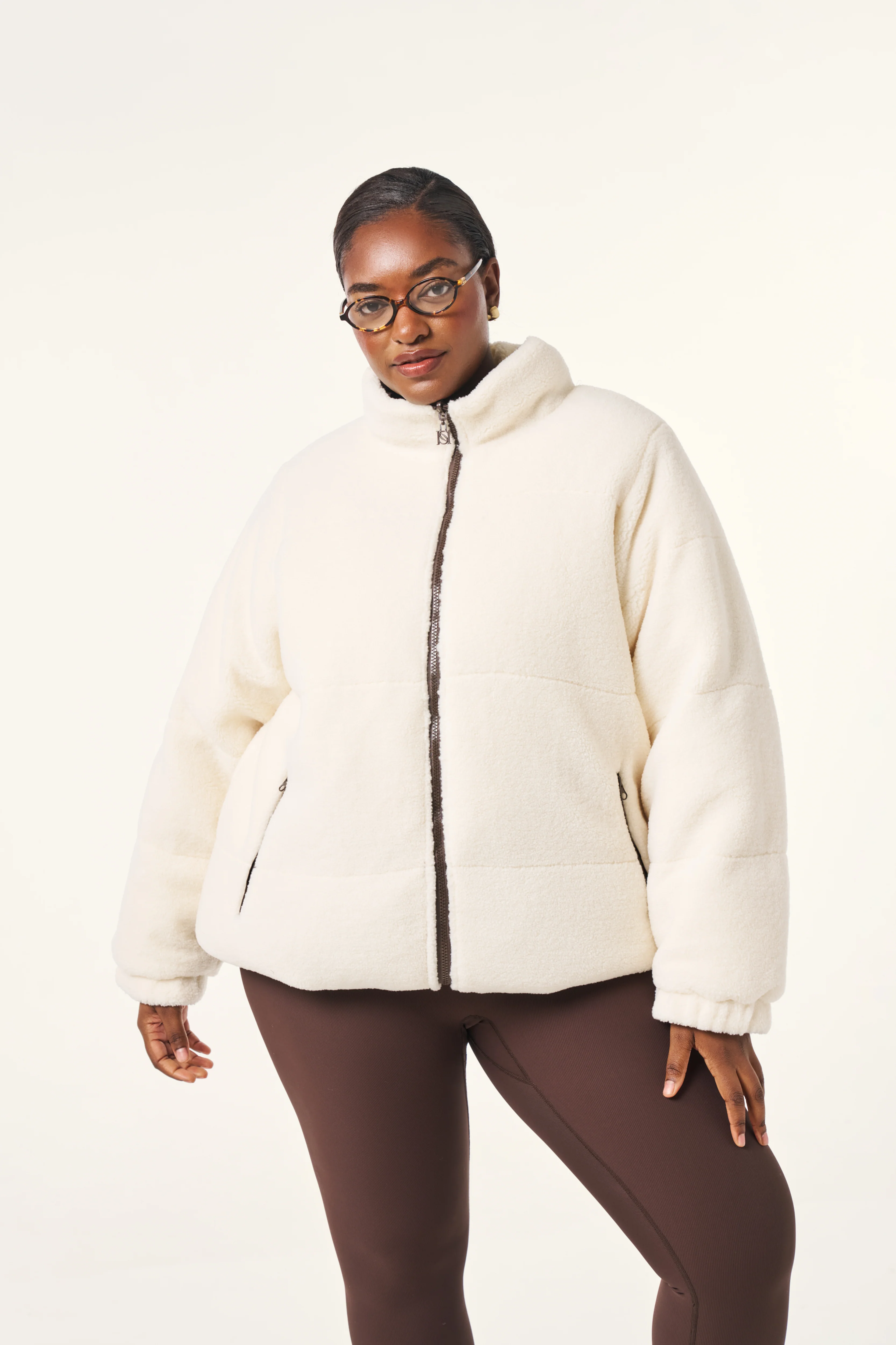 Multiway Reversible Puffer Coat - Espresso - Image 9