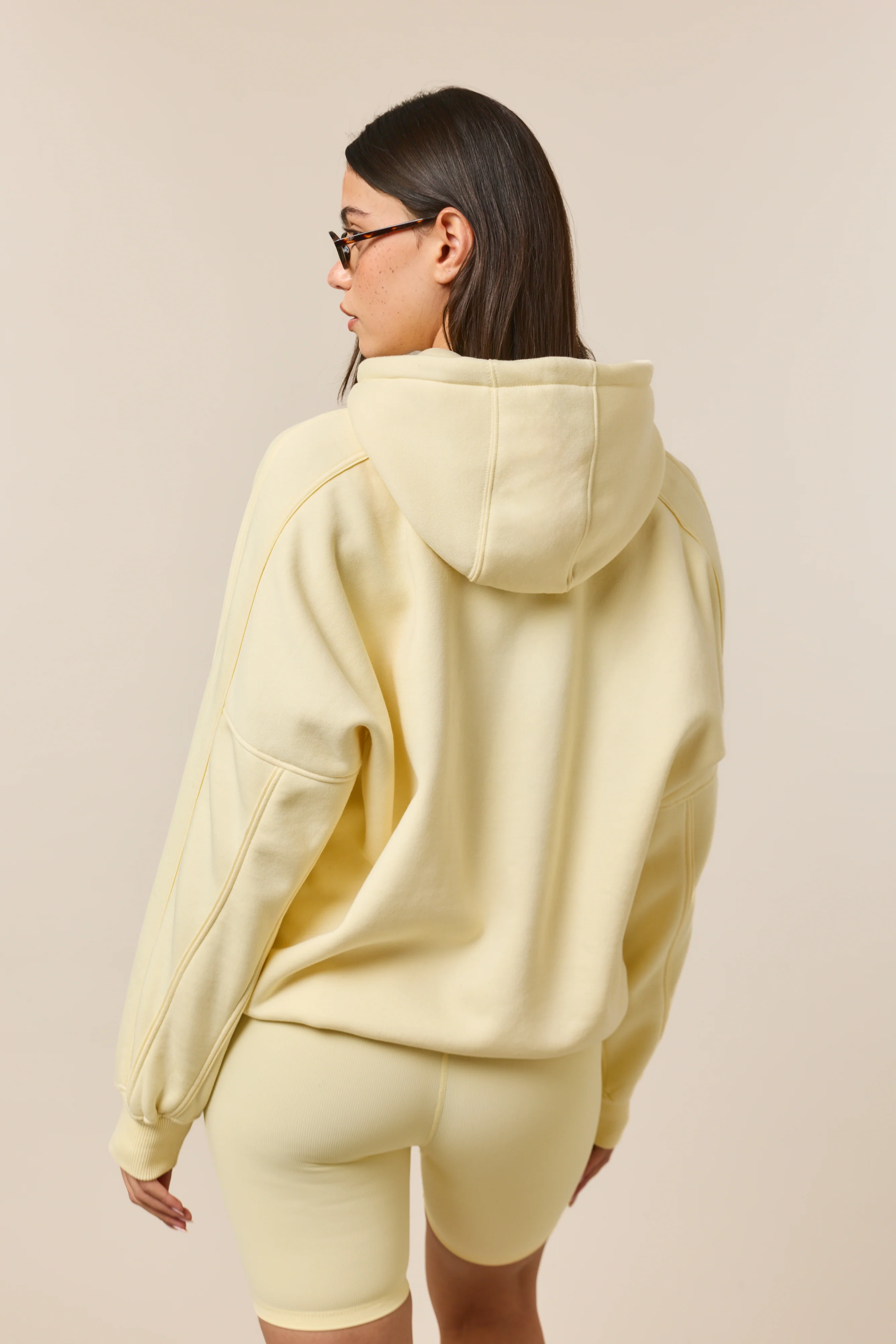 Oversized Branded Hoodie - Lemon Sorbet - Image 5