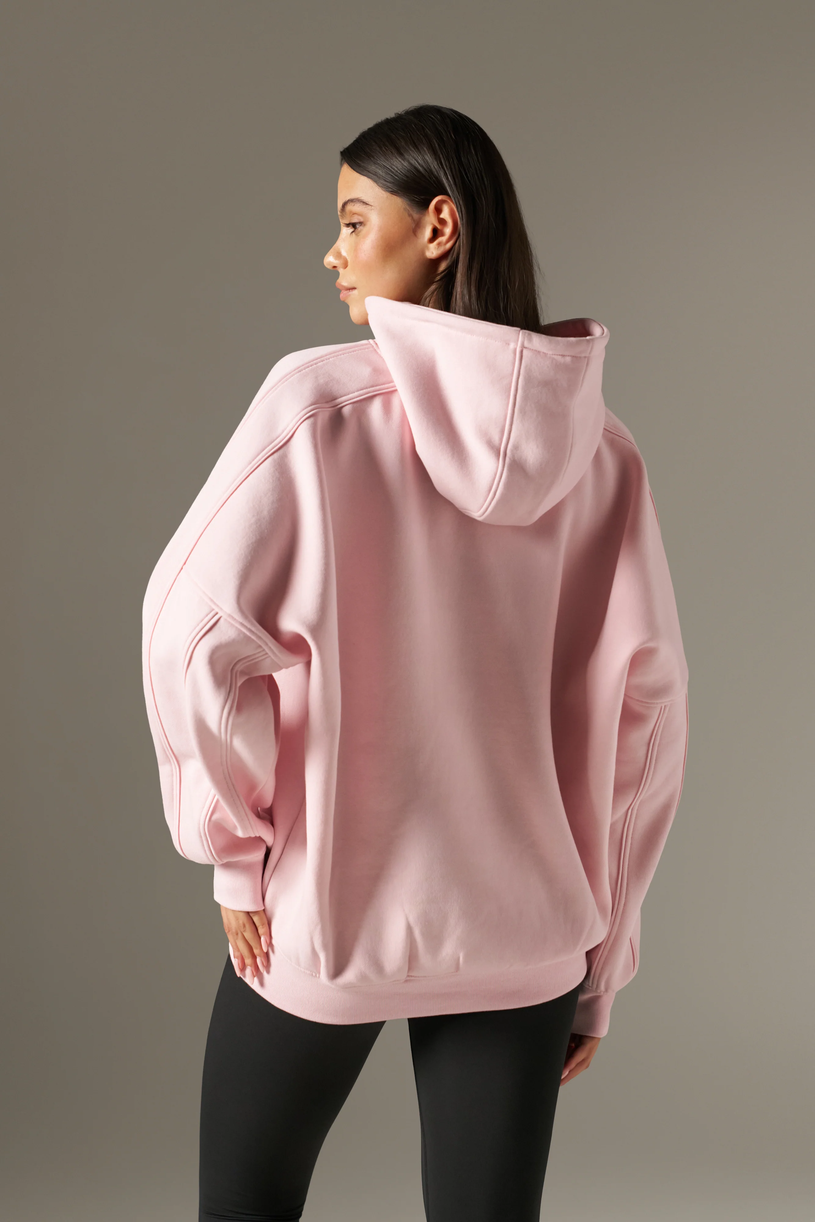 Grandad's Charity Oversized Branded Hoodie - Pink - Image 5