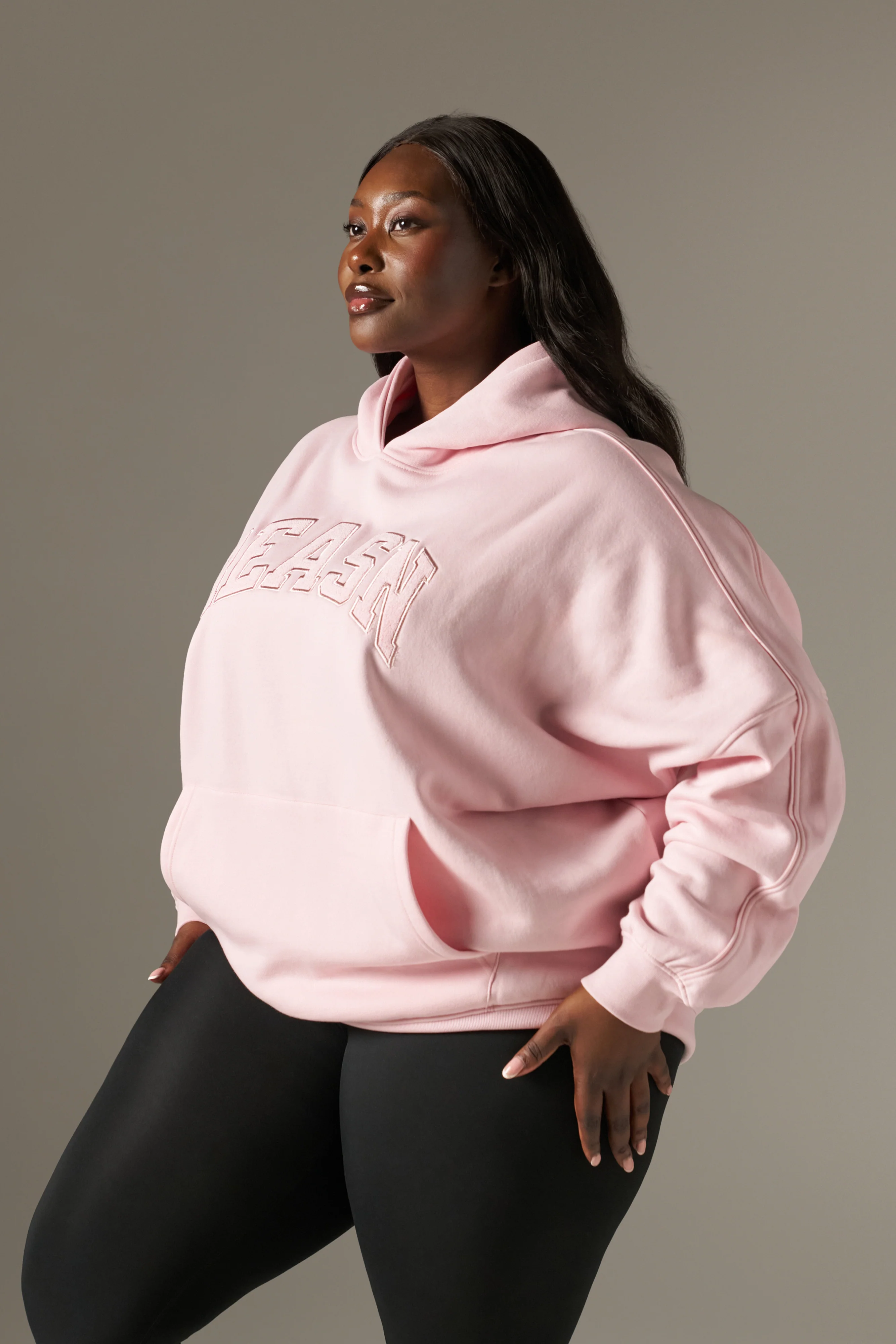 Grandad's Charity Oversized Branded Hoodie - Pink - Image 9