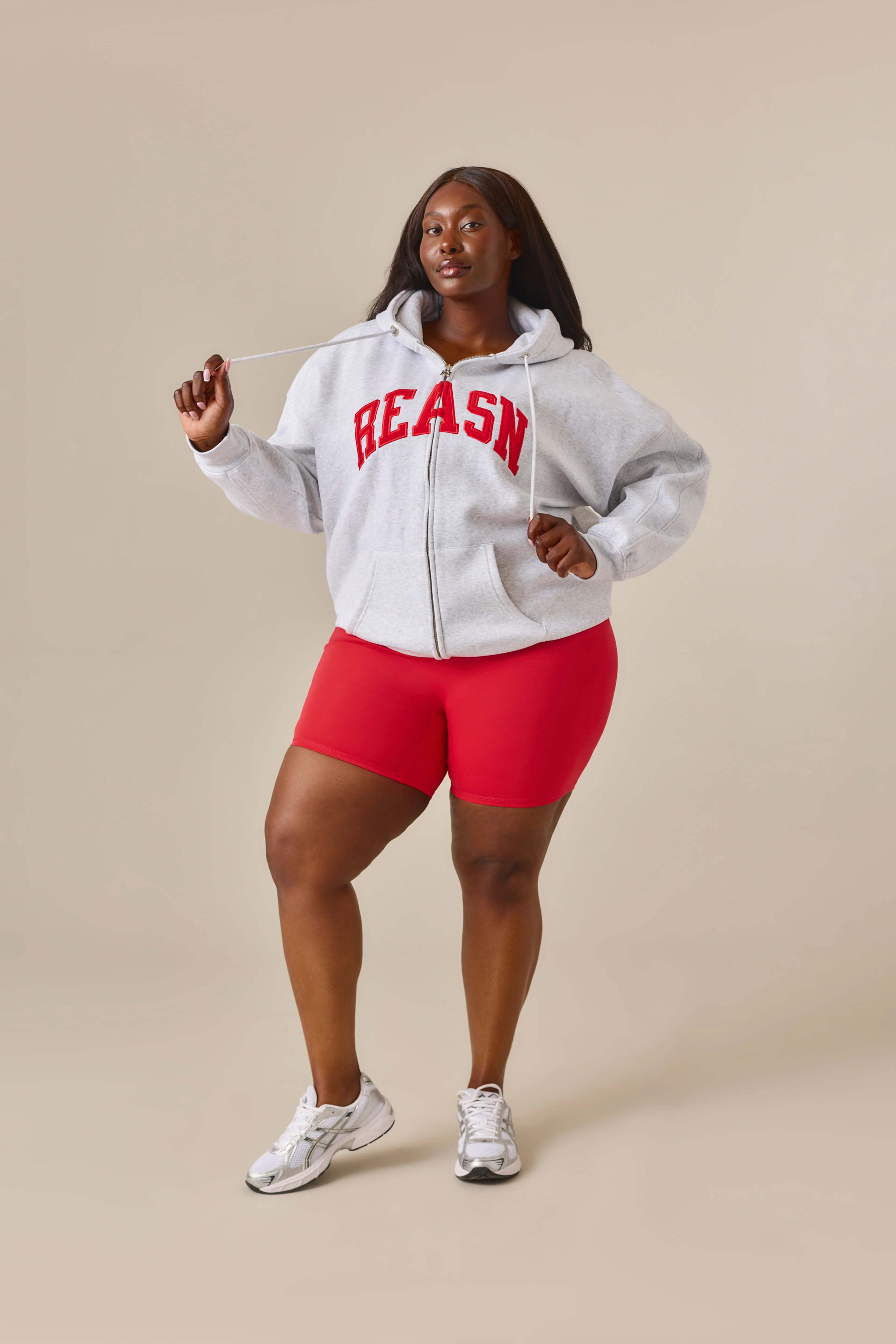 Zip Through Hoodie - Jalapeño Red - Image 7