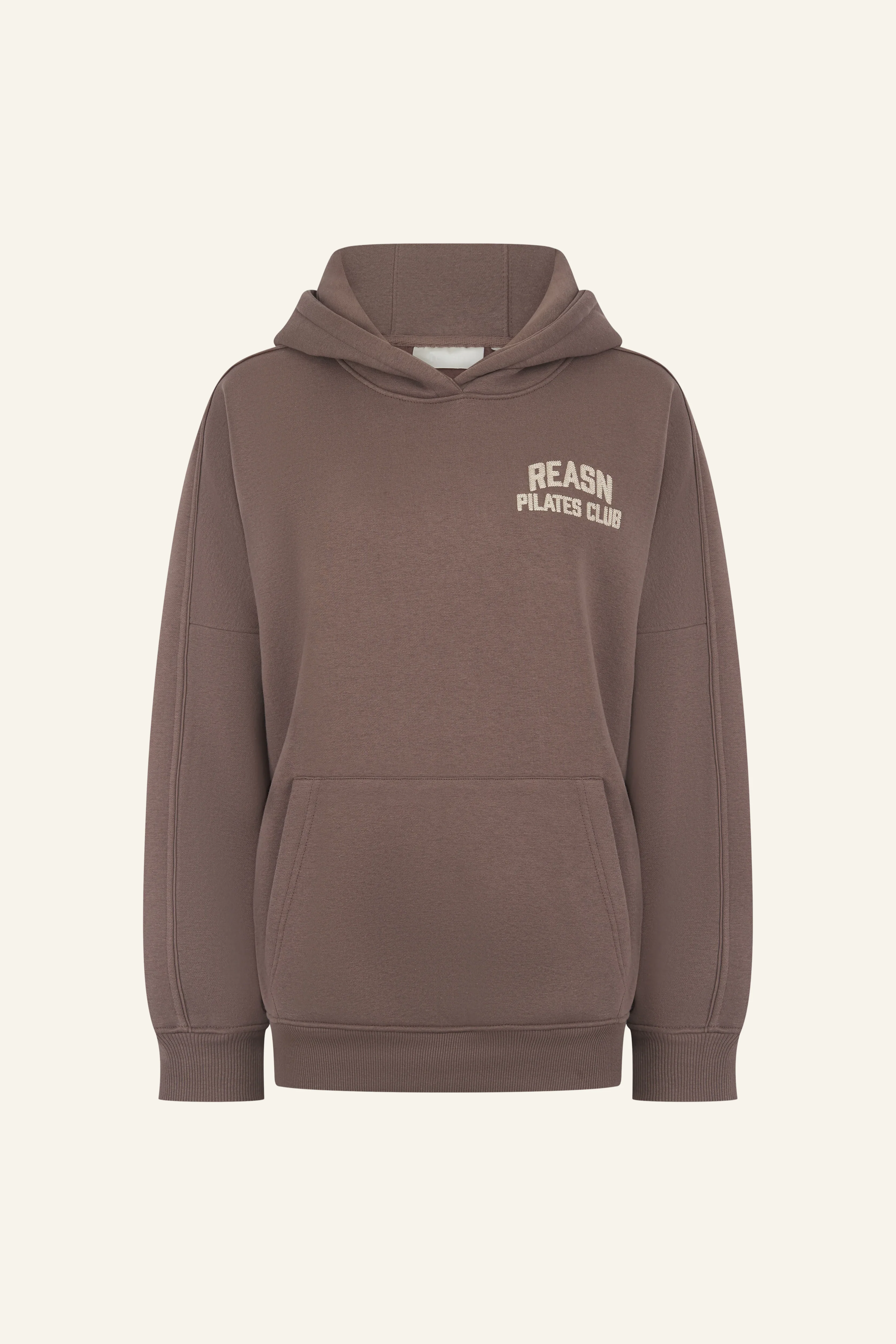 Oversized Graphic Hoodie - Plum Truffle - Image 10