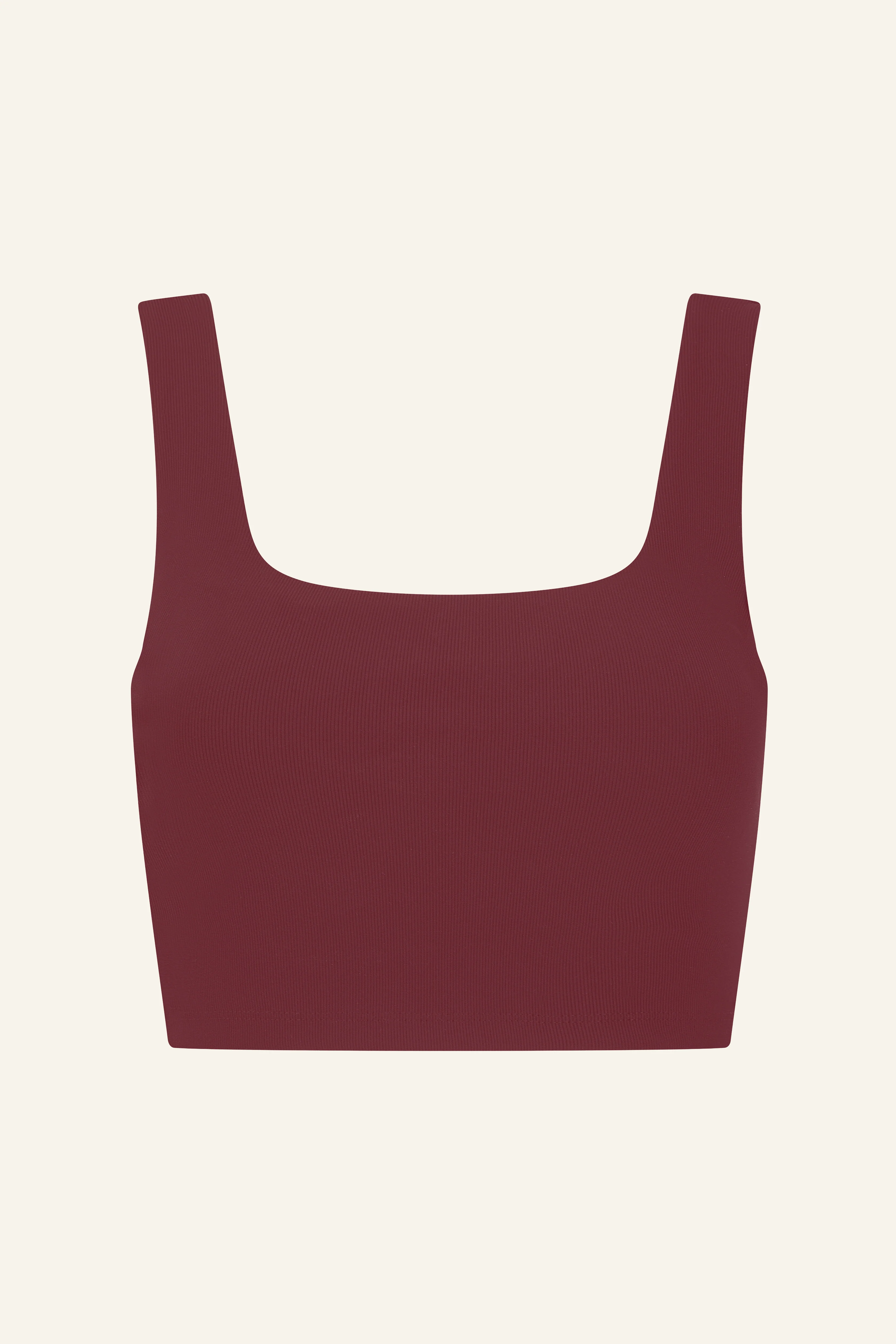 The Sculpt Built In Sports Bra - Dark Cherry - Image 4