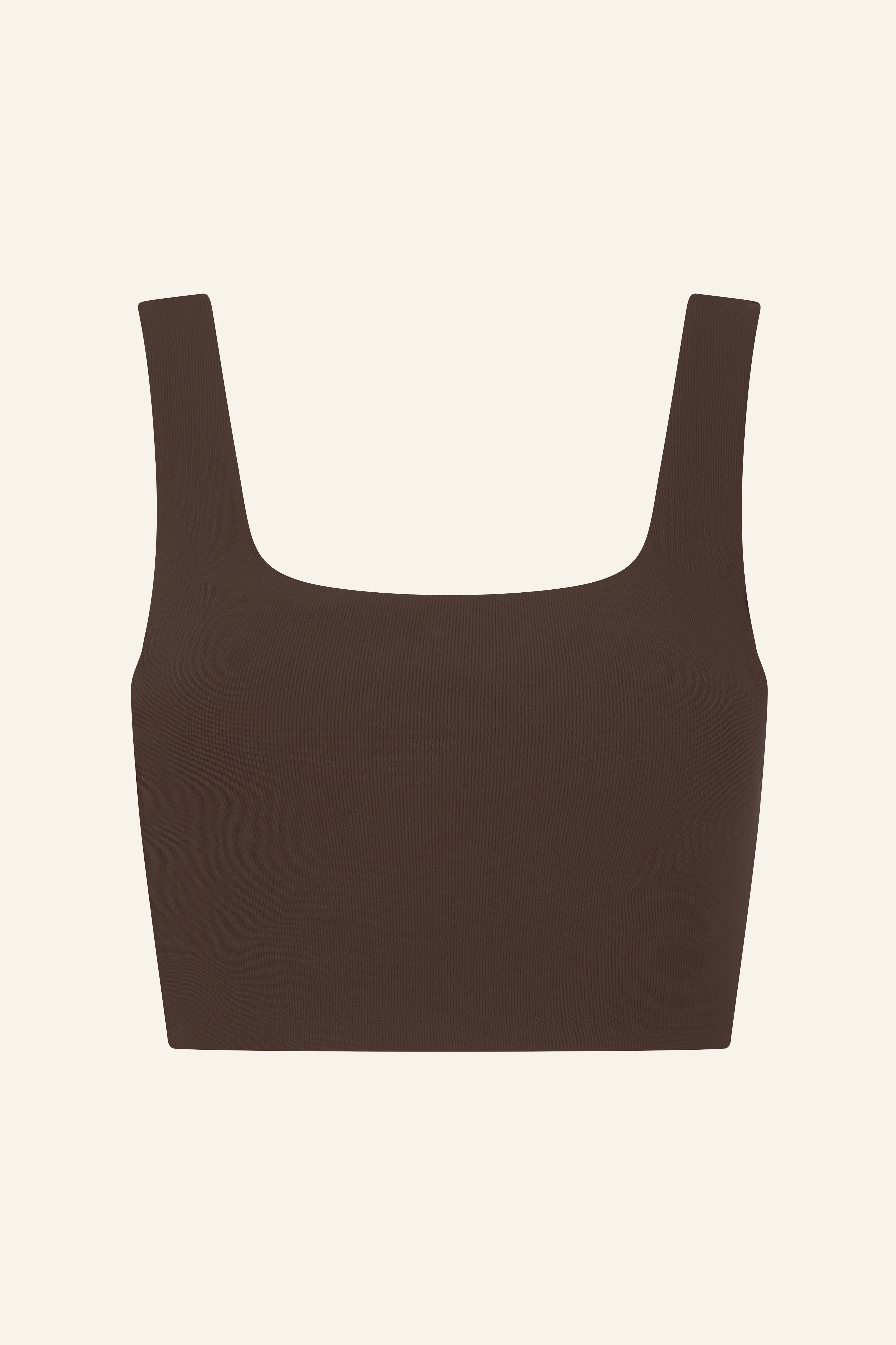 The Sculpt Built In Sports Bra - Espresso - Image 7