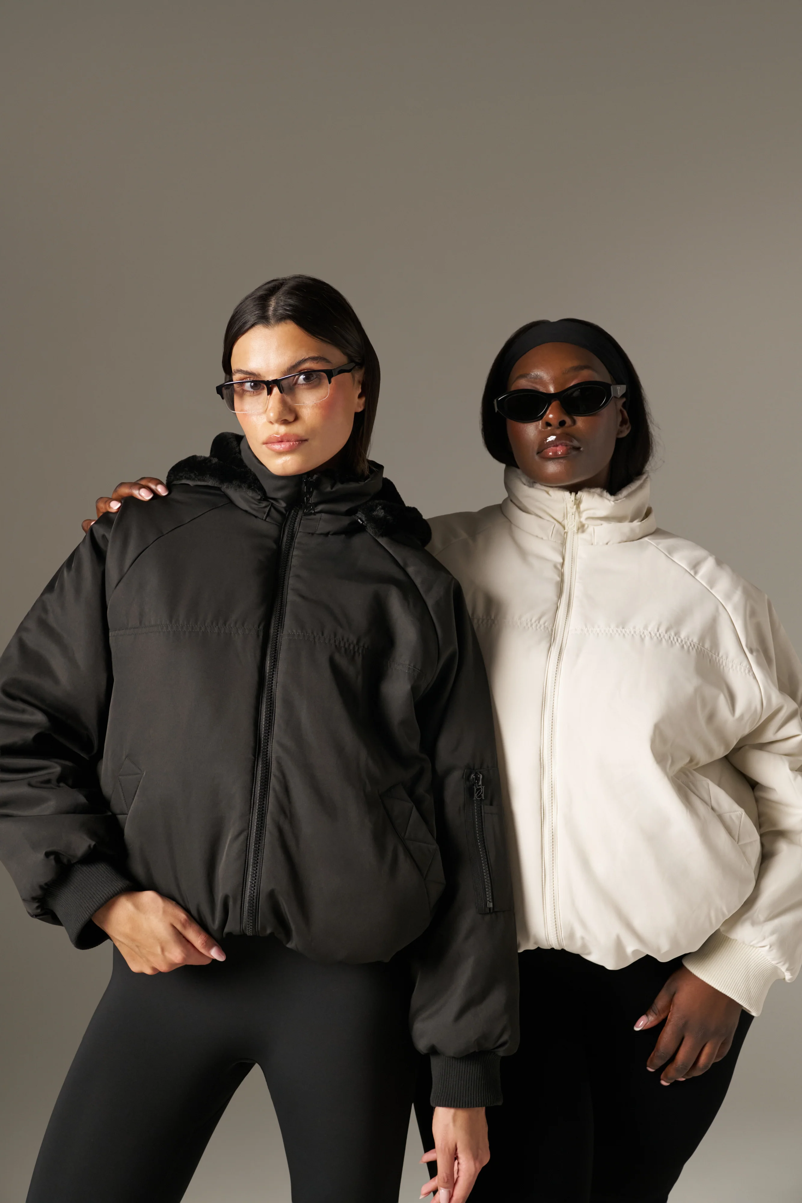Reversible Faux Fur Coat - Crème - Image 20