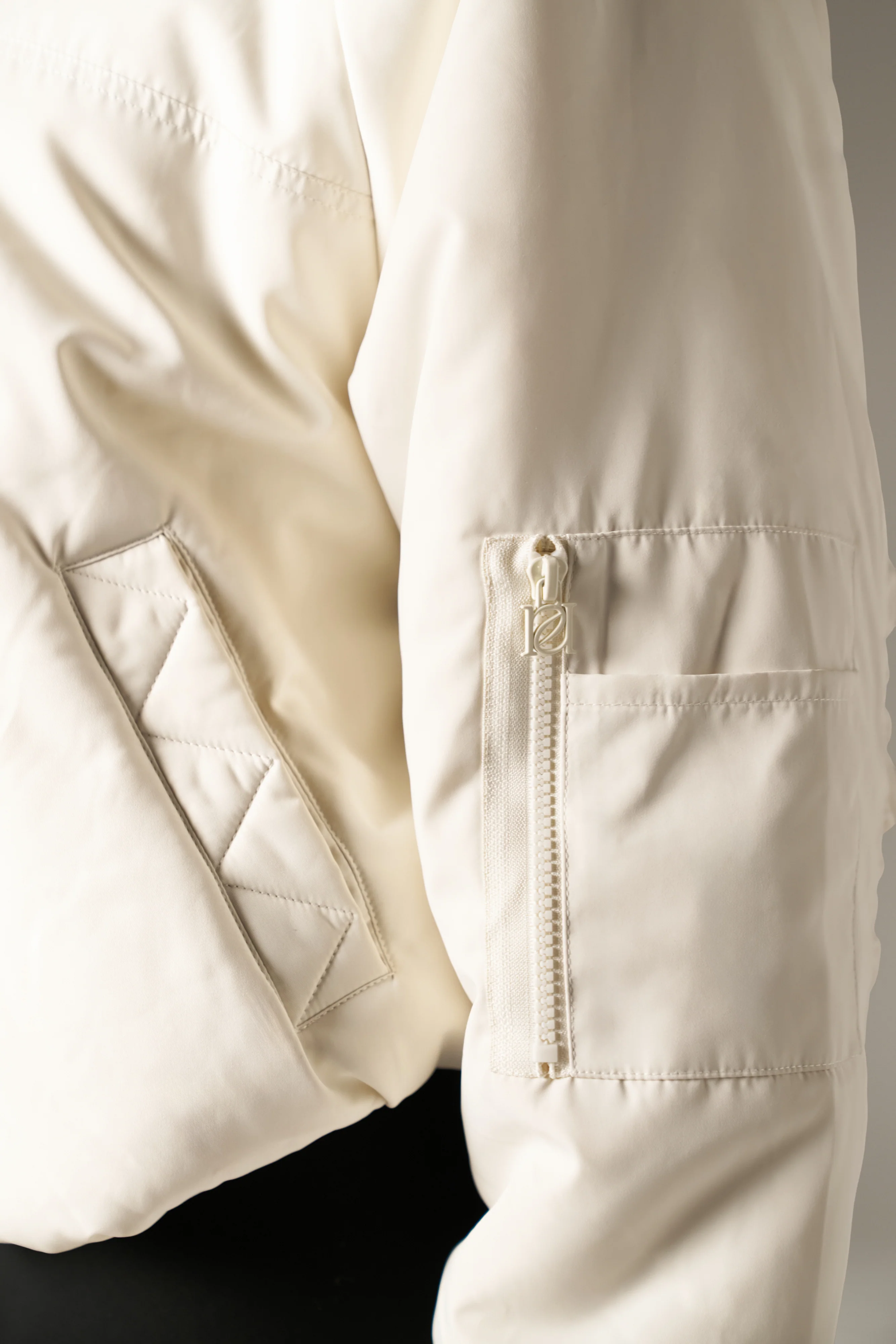 Reversible Faux Fur Coat - Crème - Image 4
