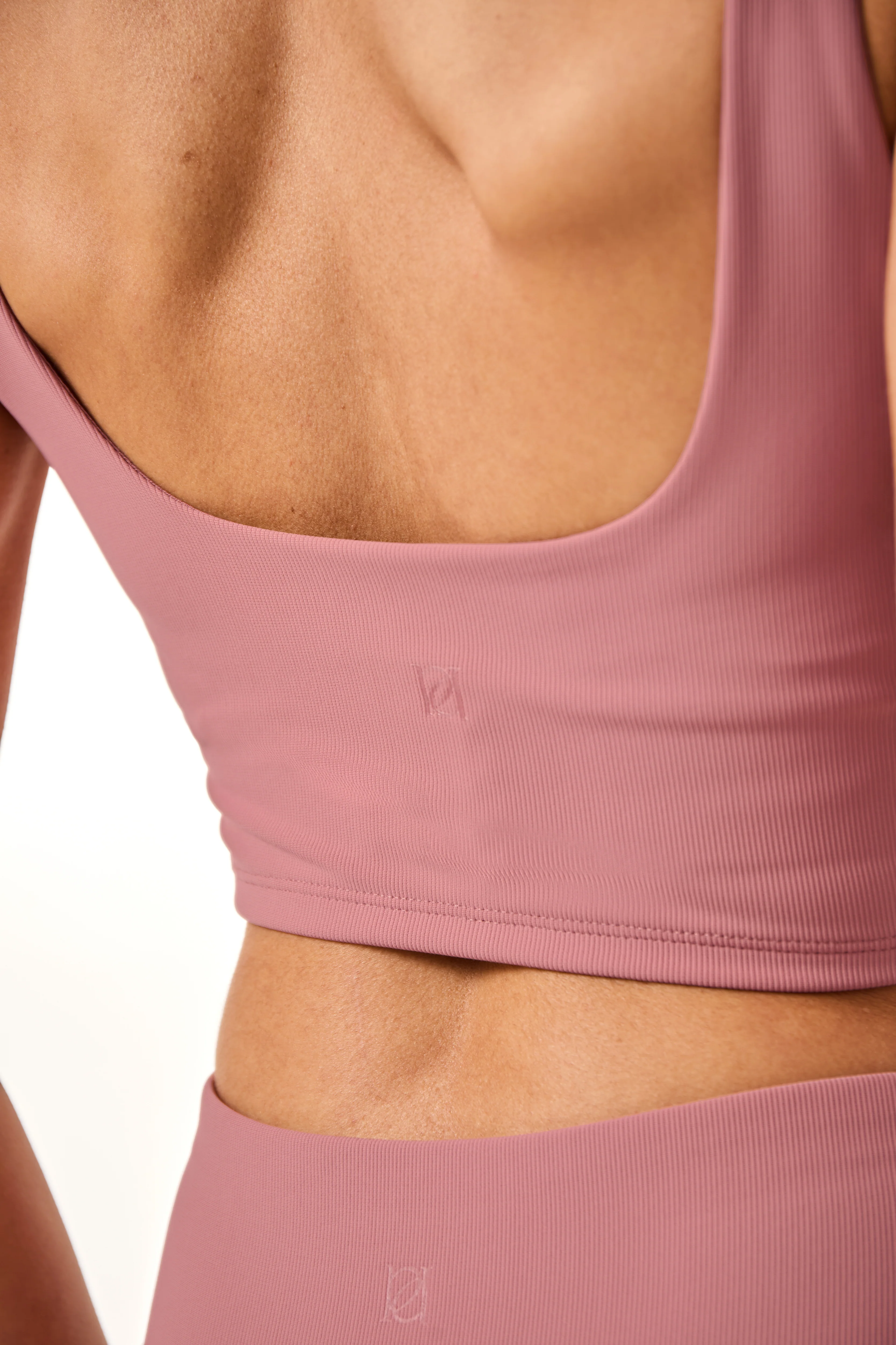 Sculpt Built In Sports Bra - Blush Pink - Image 4