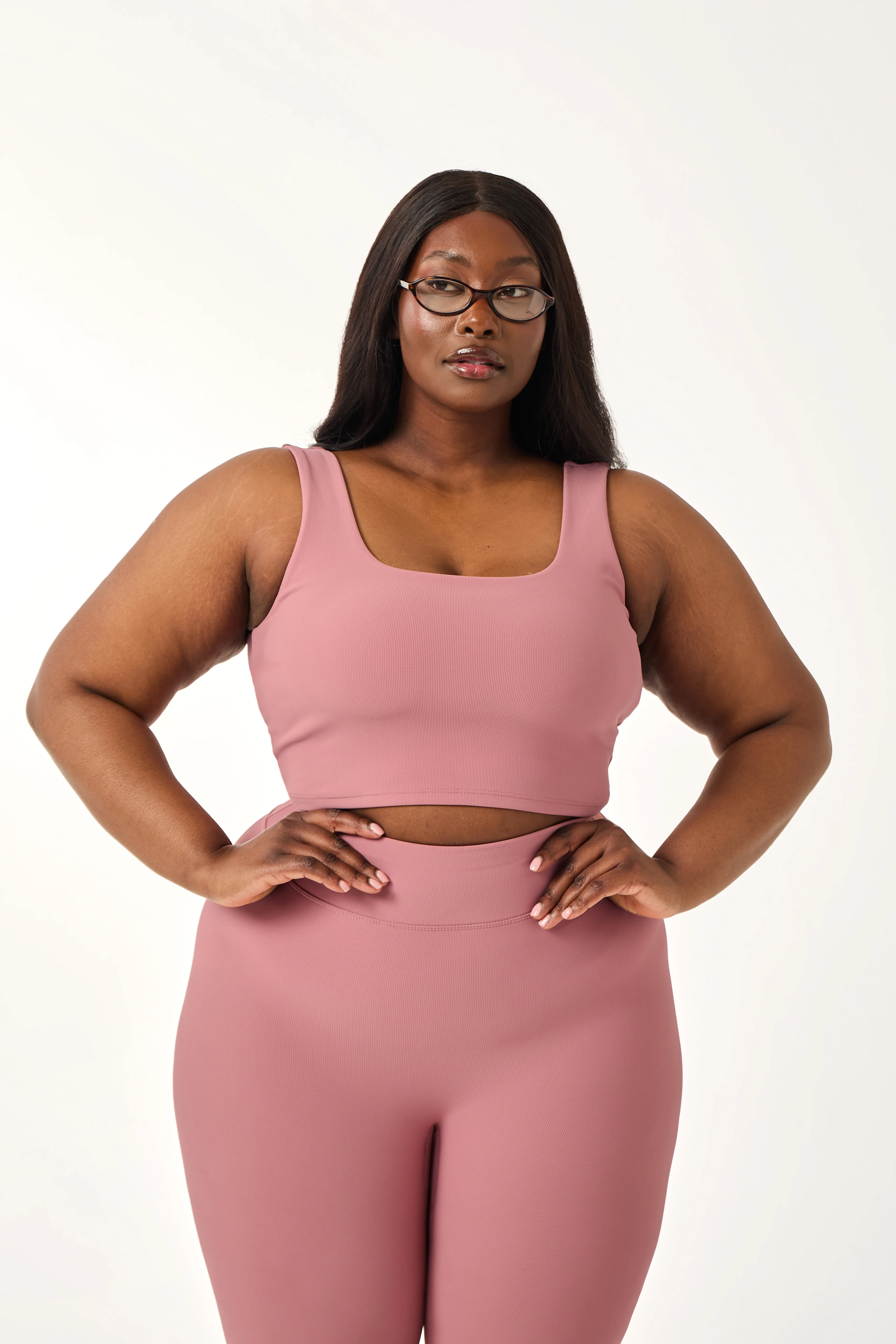Sculpt Built In Sports Bra - Blush Pink - Image 5