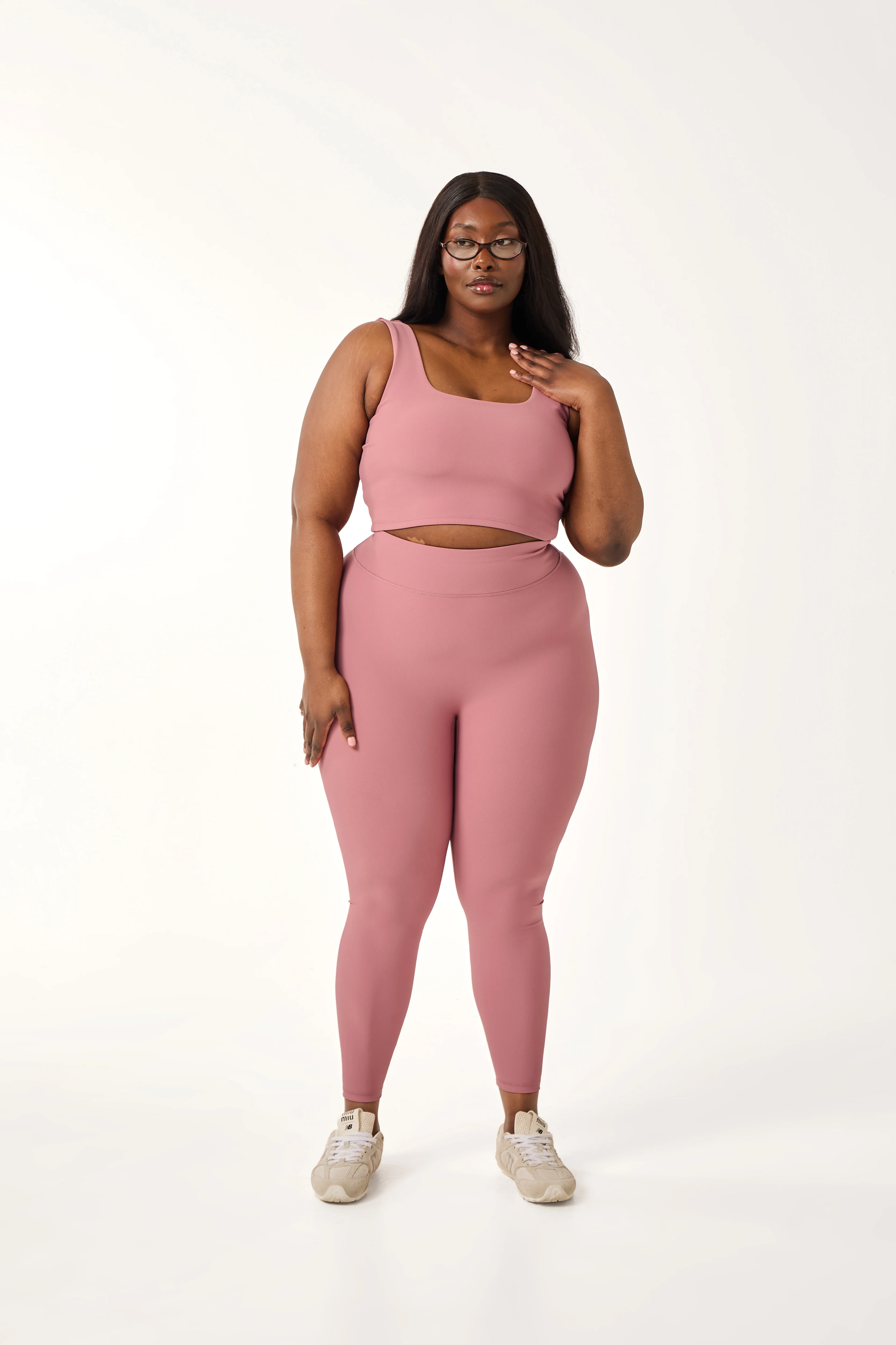 Sculpt Built In Sports Bra - Blush Pink - Image 6