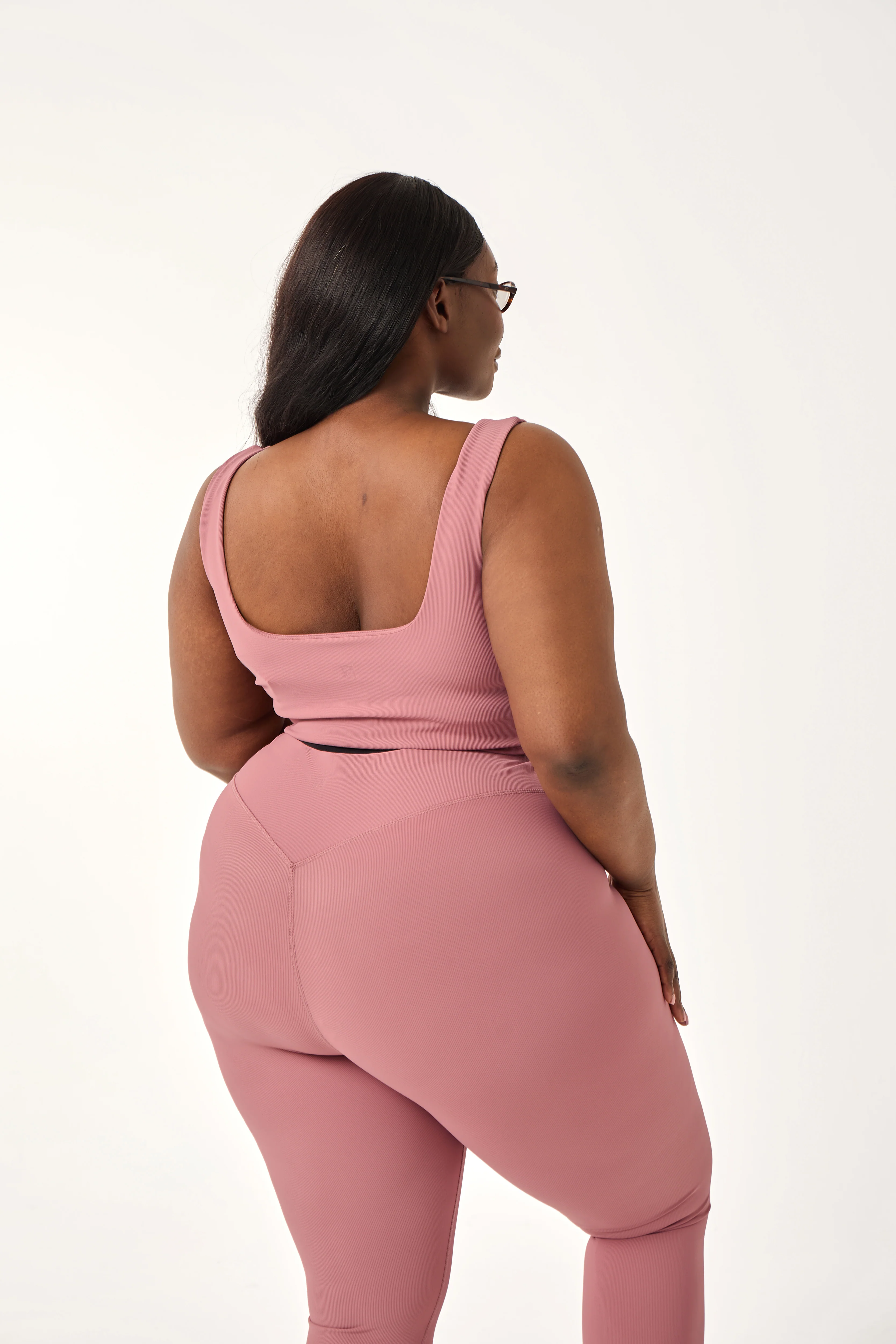 Sculpt Built In Sports Bra - Blush Pink - Image 7