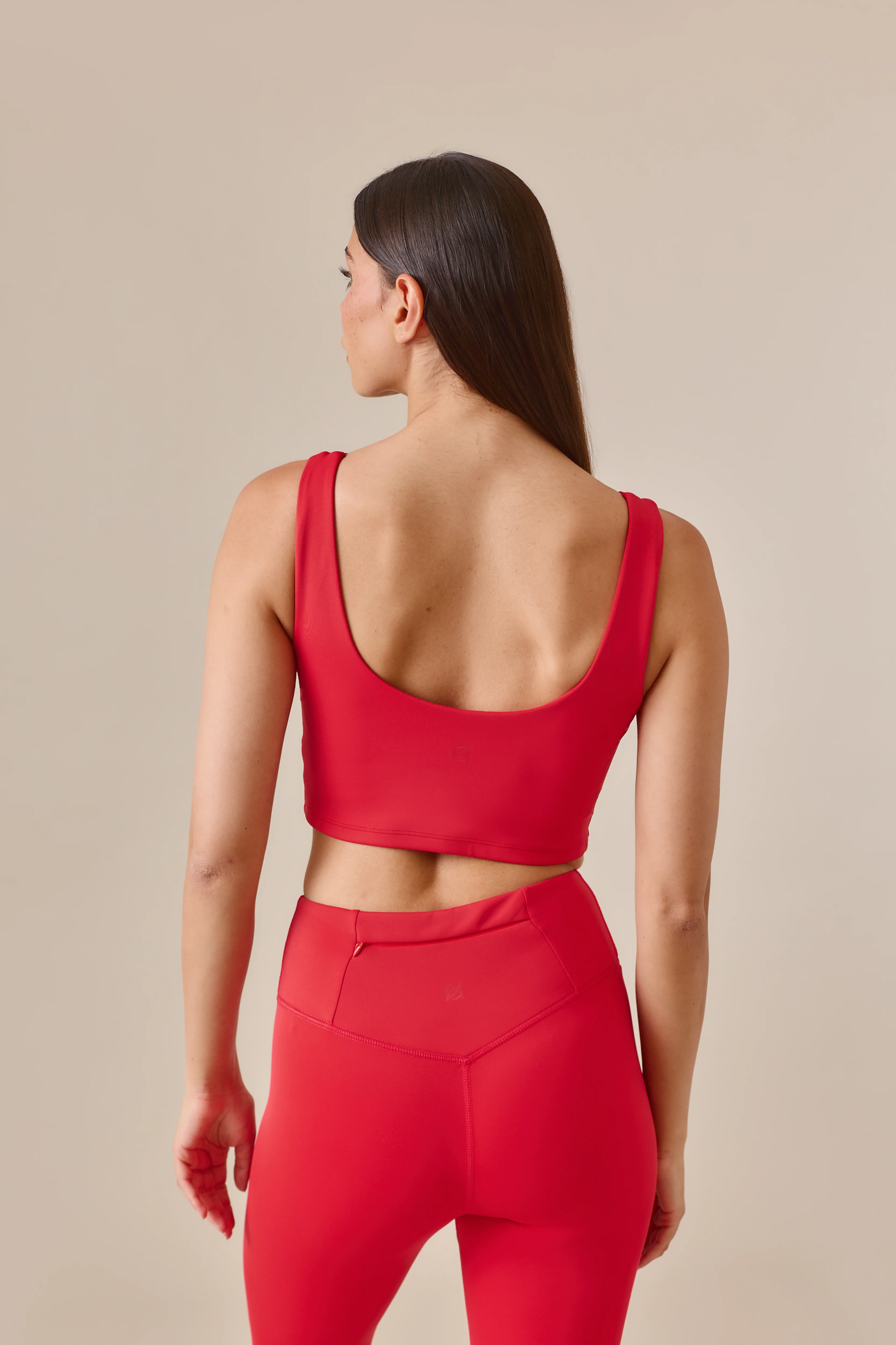Smoothform Built In Bra Sports Bra - Jalapeño Red - Image 6