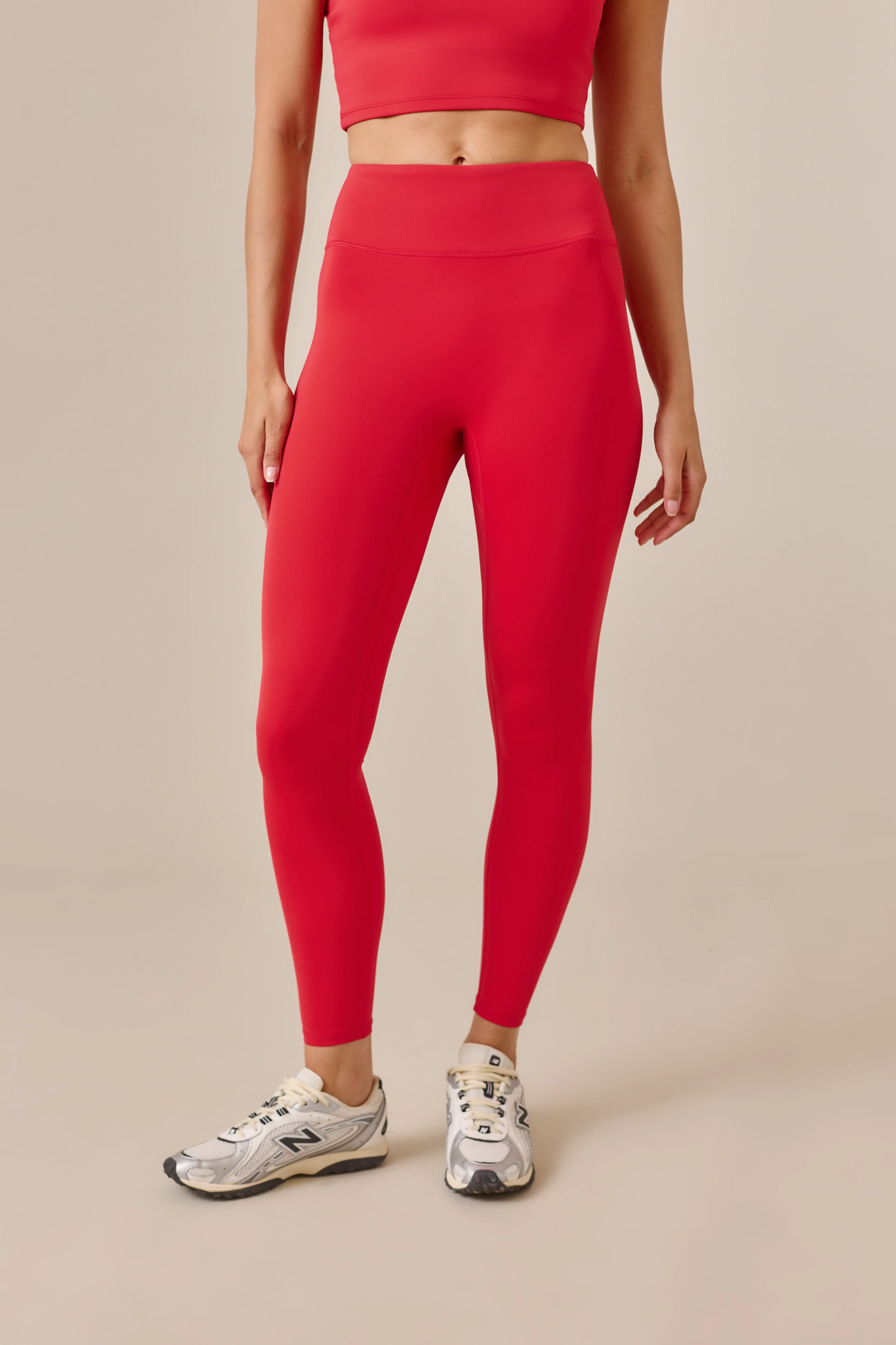 Smoothform High Waist Leggings - Jalapeño Red - Image 4