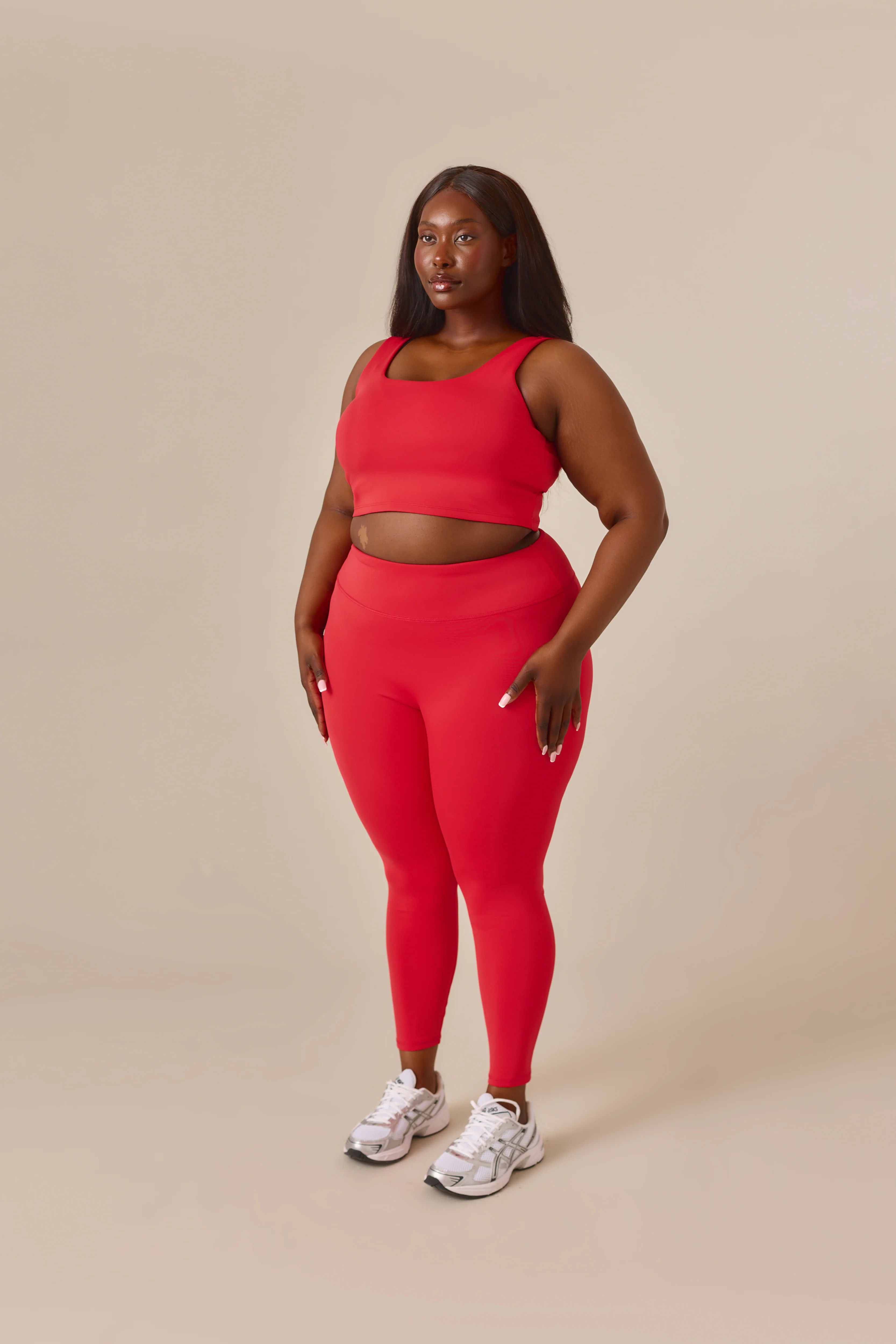 Smoothform High Waist Leggings - Jalapeño Red - Image 6