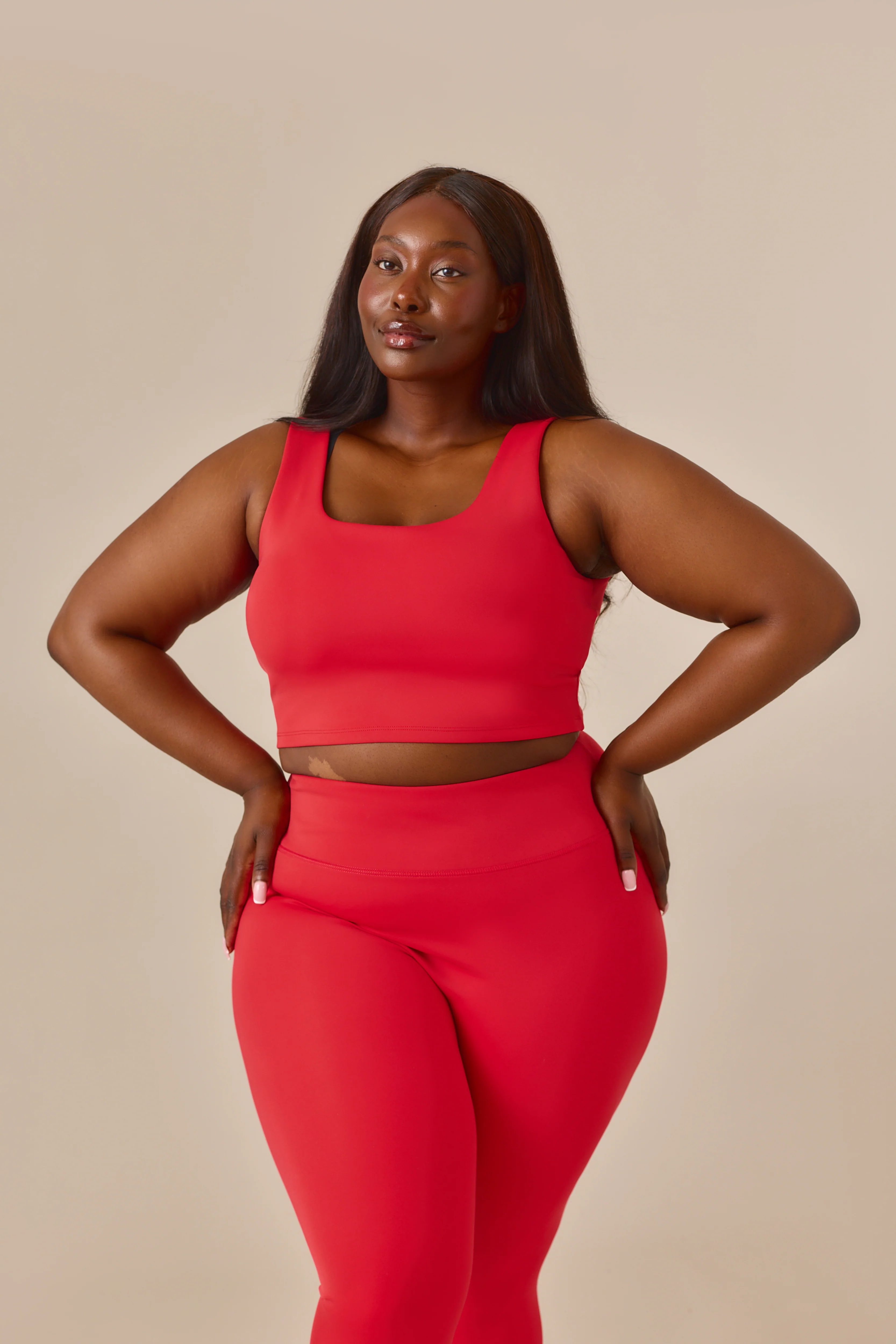 Smoothform High Waist Leggings - Jalapeño Red - Image 7