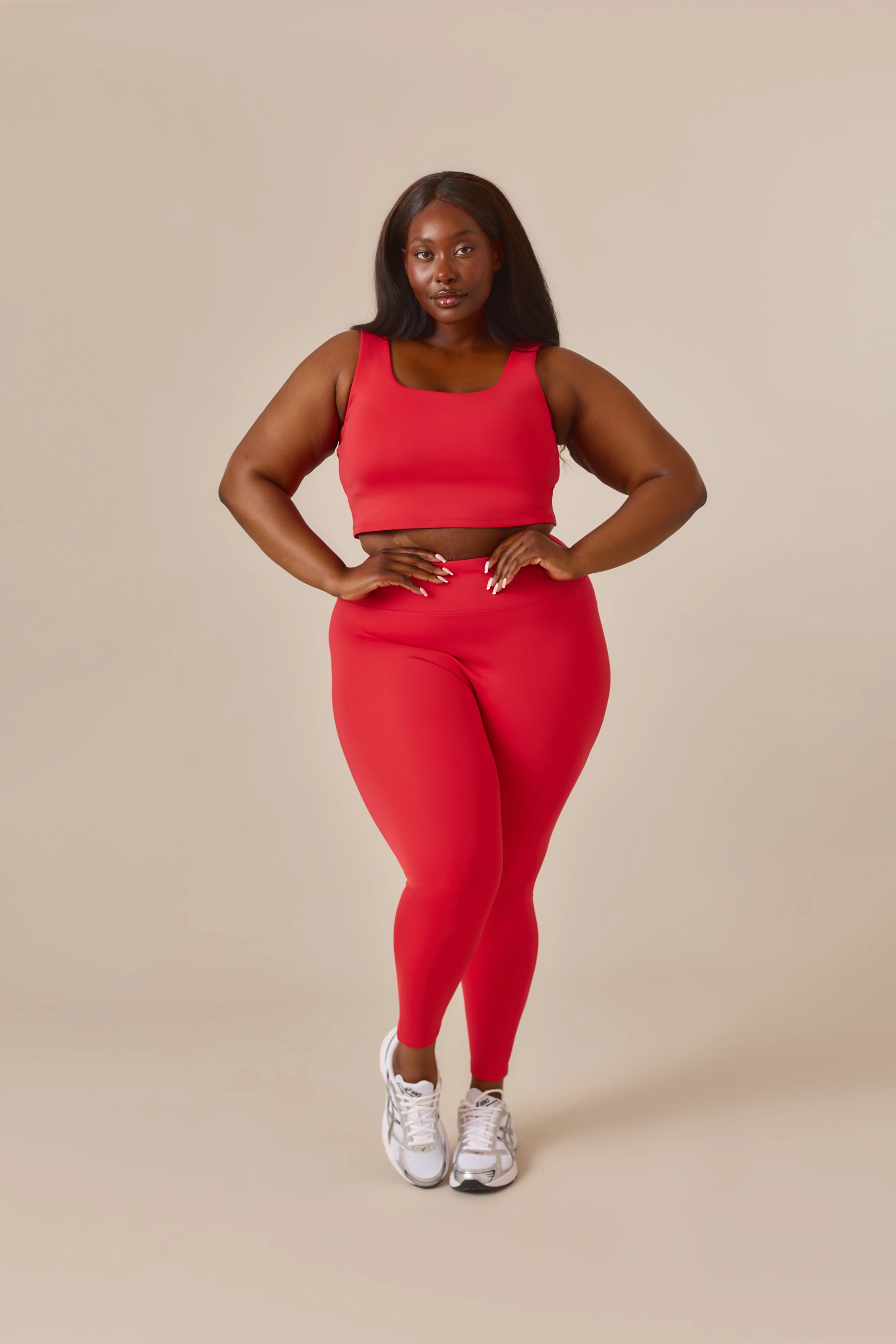 Smoothform High Waist Leggings - Jalapeño Red - Image 8