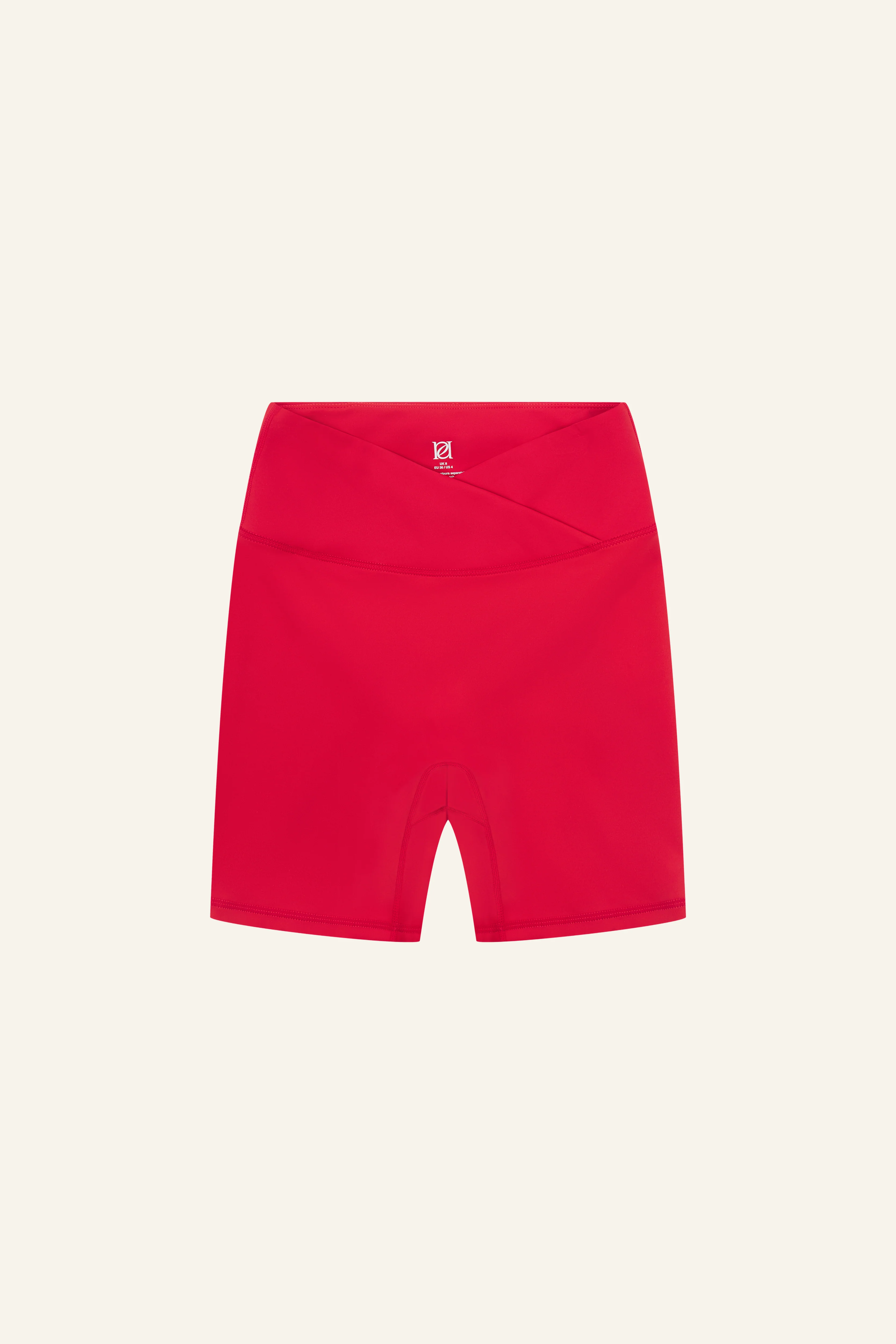 Smoothform Wrap Waistband Cycling Shorts - Jalapeño Red - Image 9