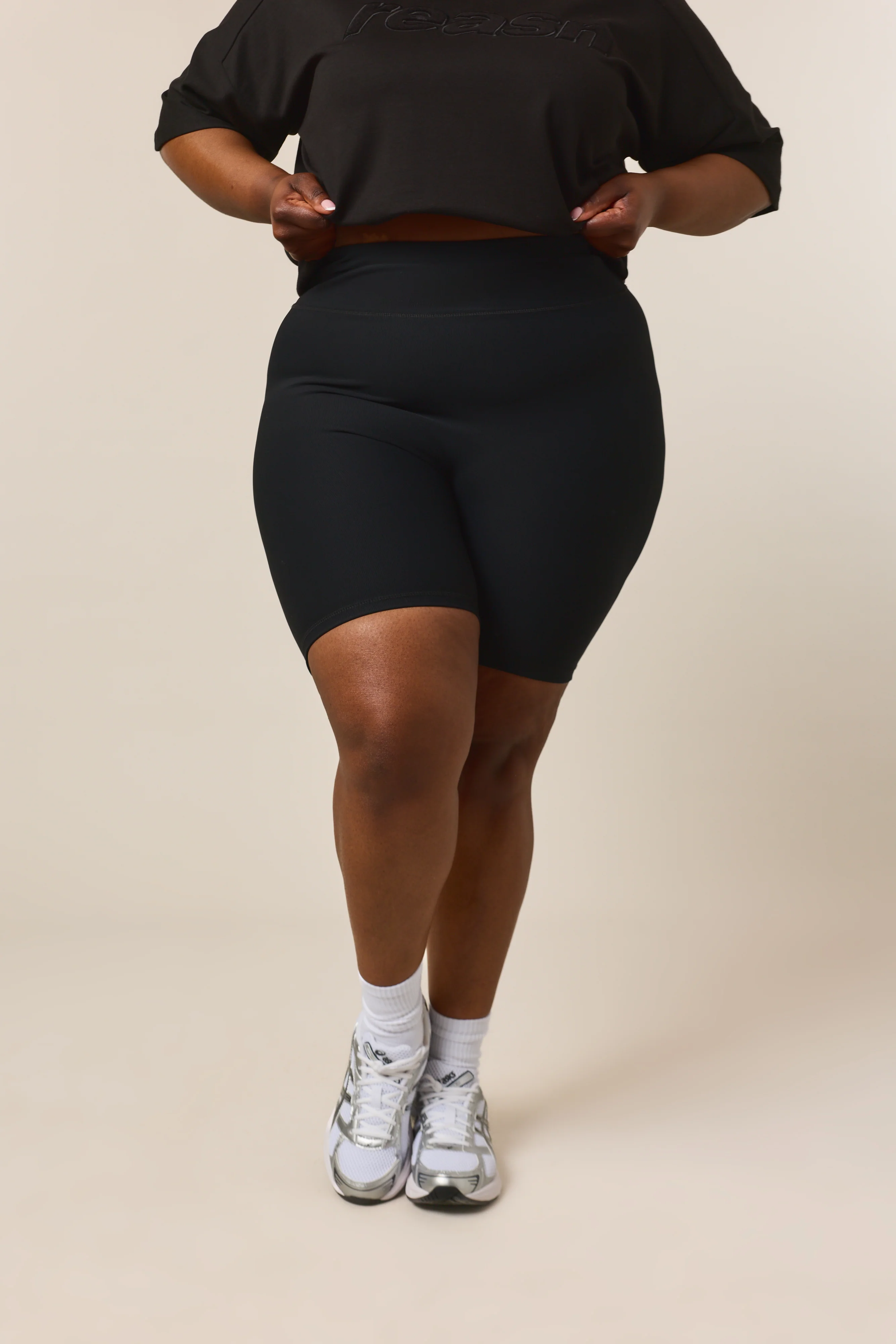 The Sculpt High Waist Cycling Shorts - Core Black - Image 10
