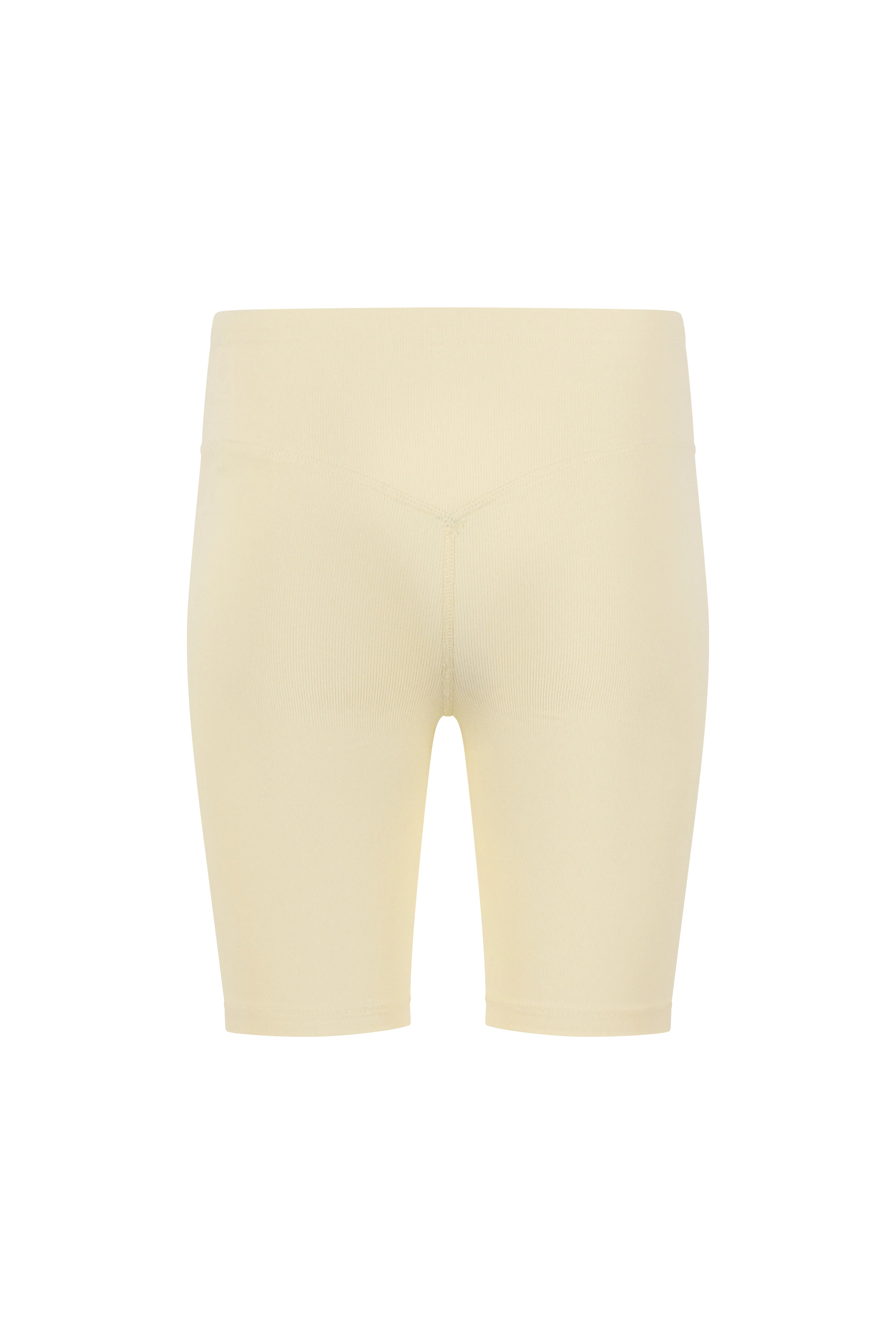 The Sculpt High Waist Cycling Shorts - Lemon Sorbet - Image 11