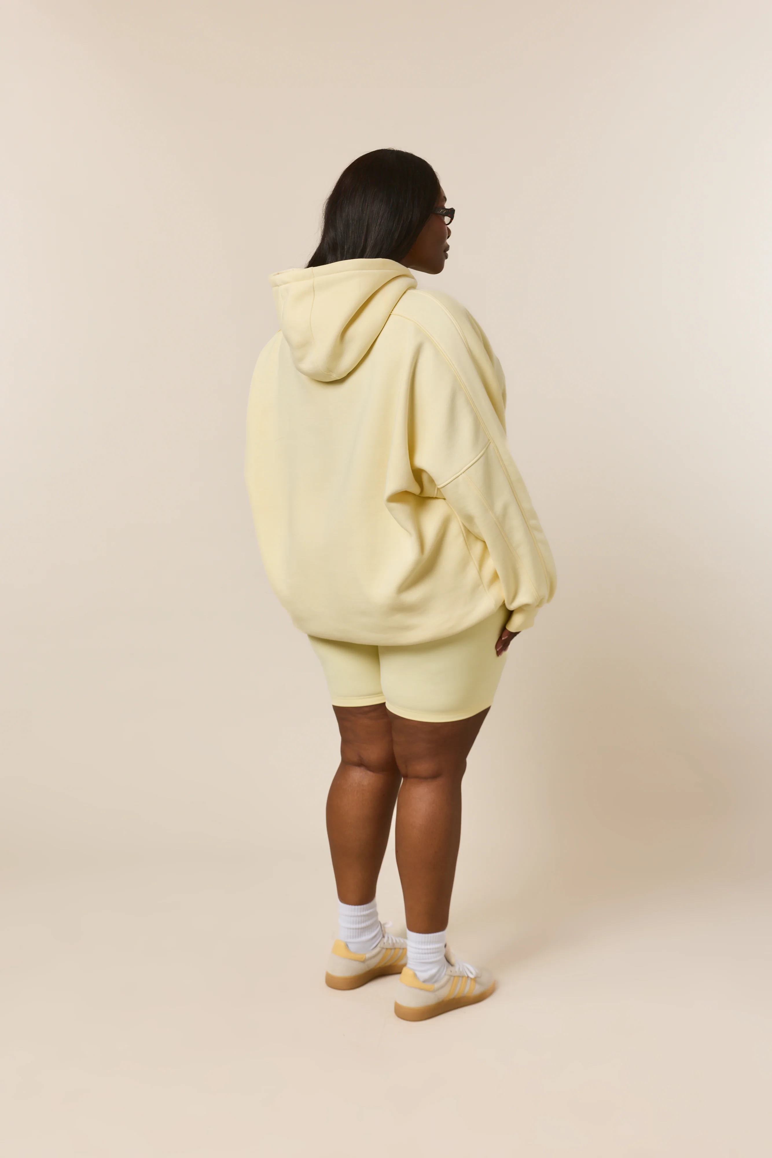 The Sculpt High Waist Cycling Shorts - Lemon Sorbet - Image 9