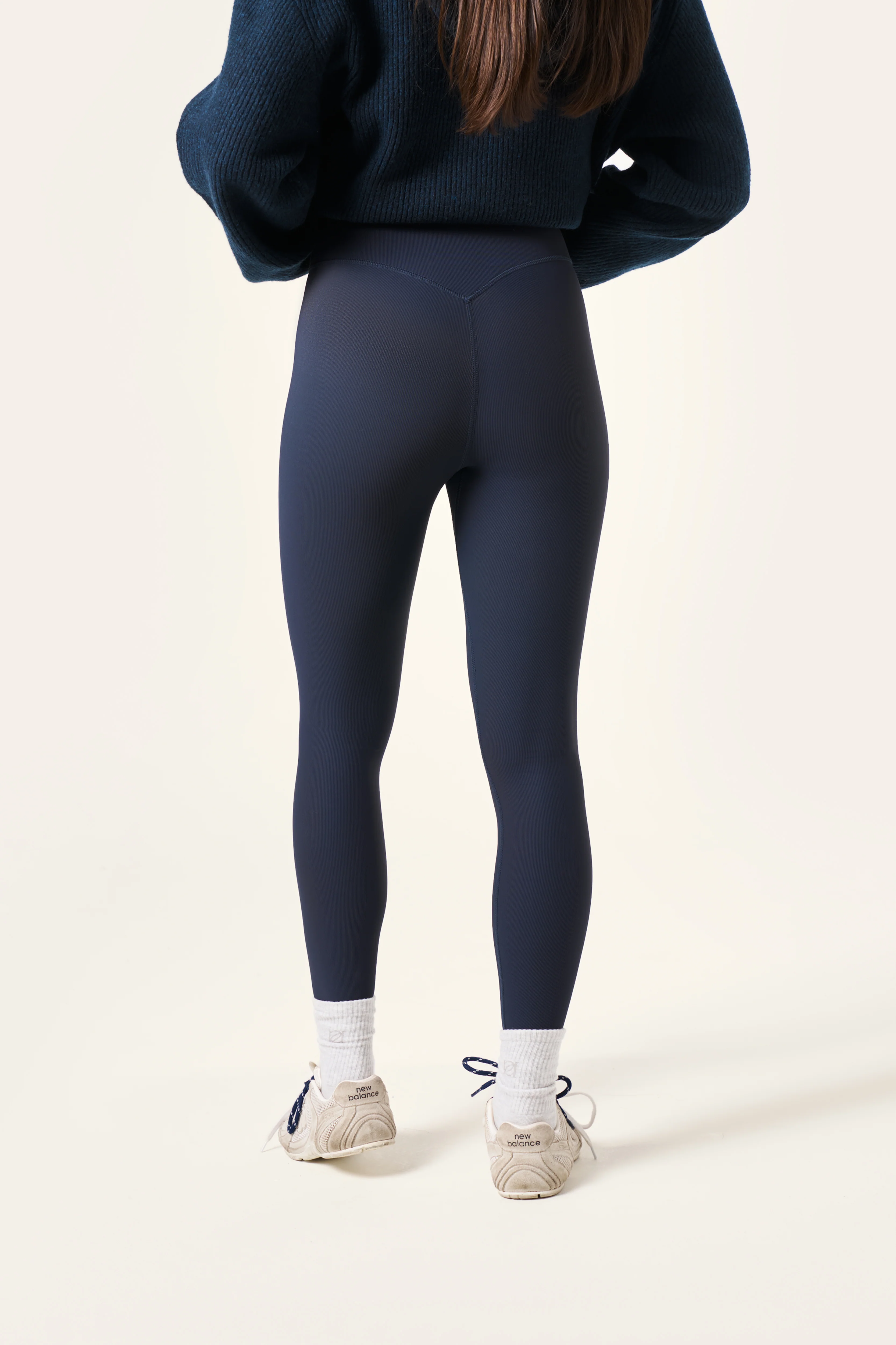 The Sculpt High Waist Leggings - Midnight Blue - Image 5