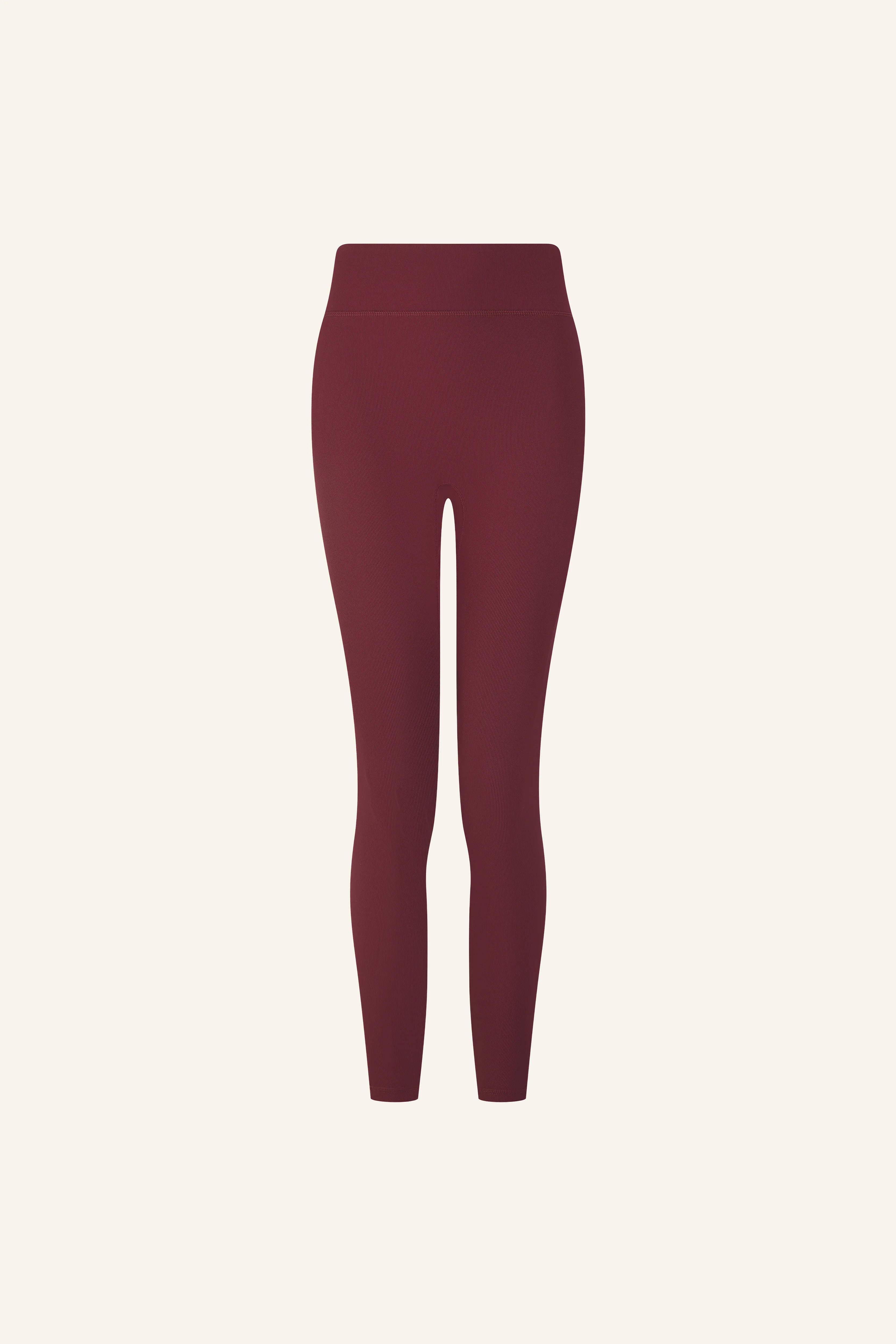 The Sculpt High Waist Leggings - Dark Cherry - Image 11