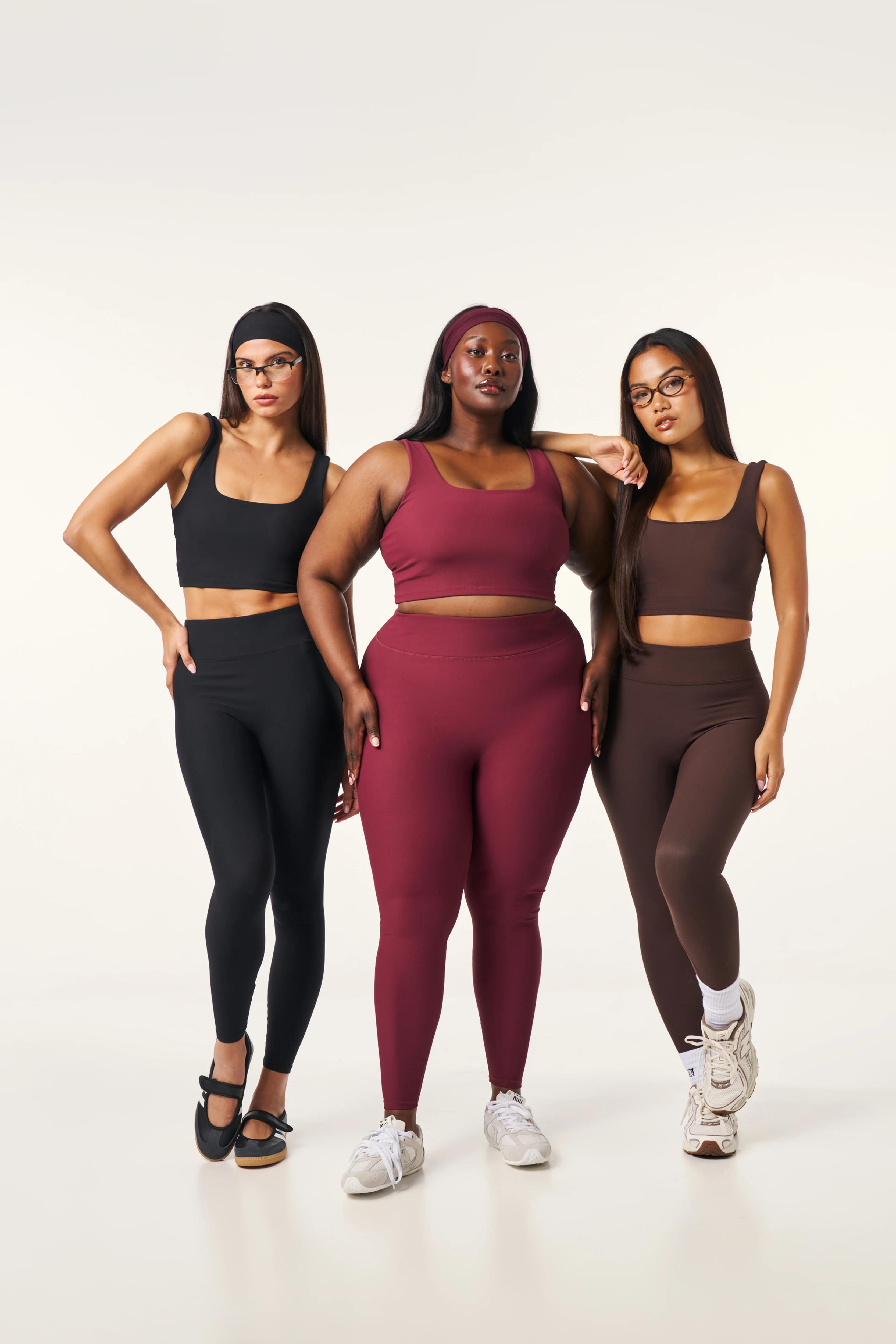 The Sculpt High Waist Leggings - Dark Cherry - Image 9
