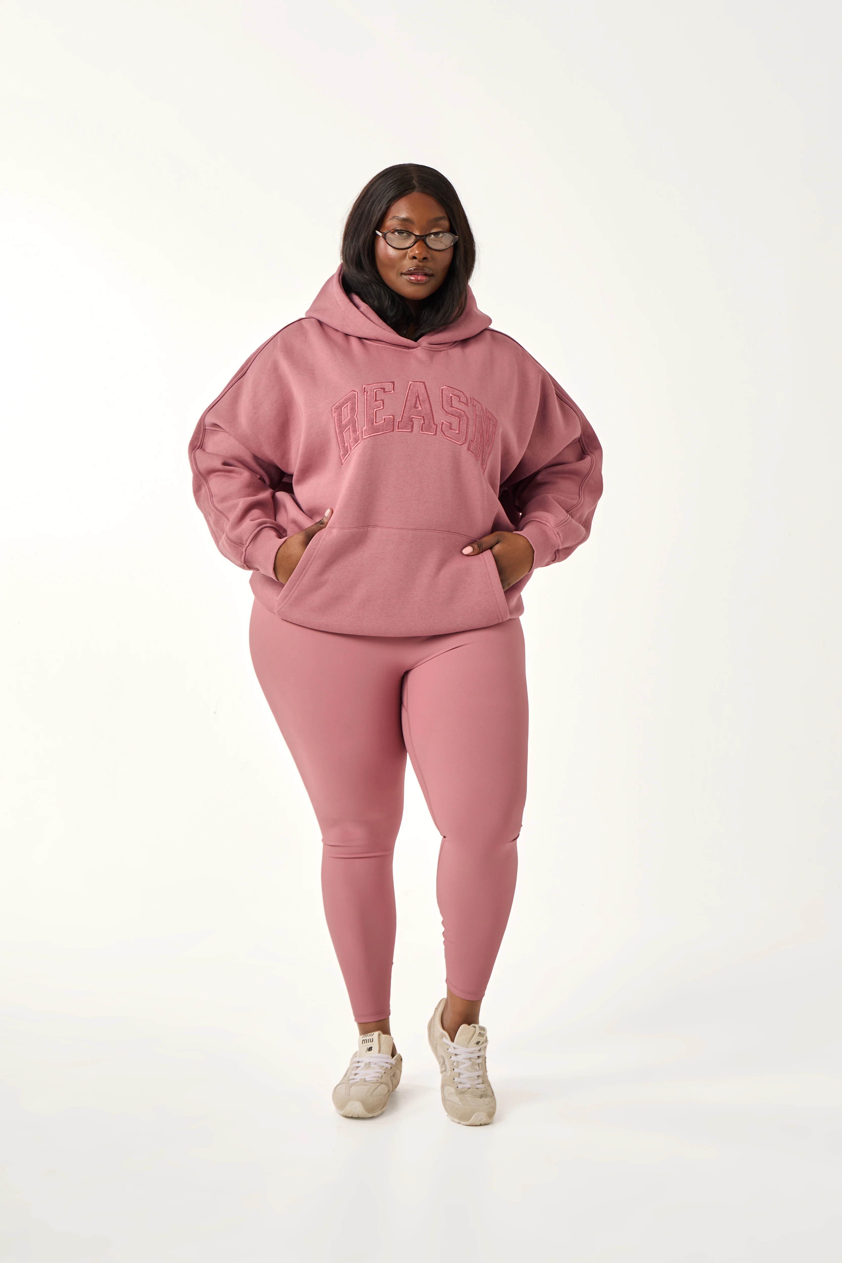 The Sculpt High Waist Leggings - Blush Pink - Image 6