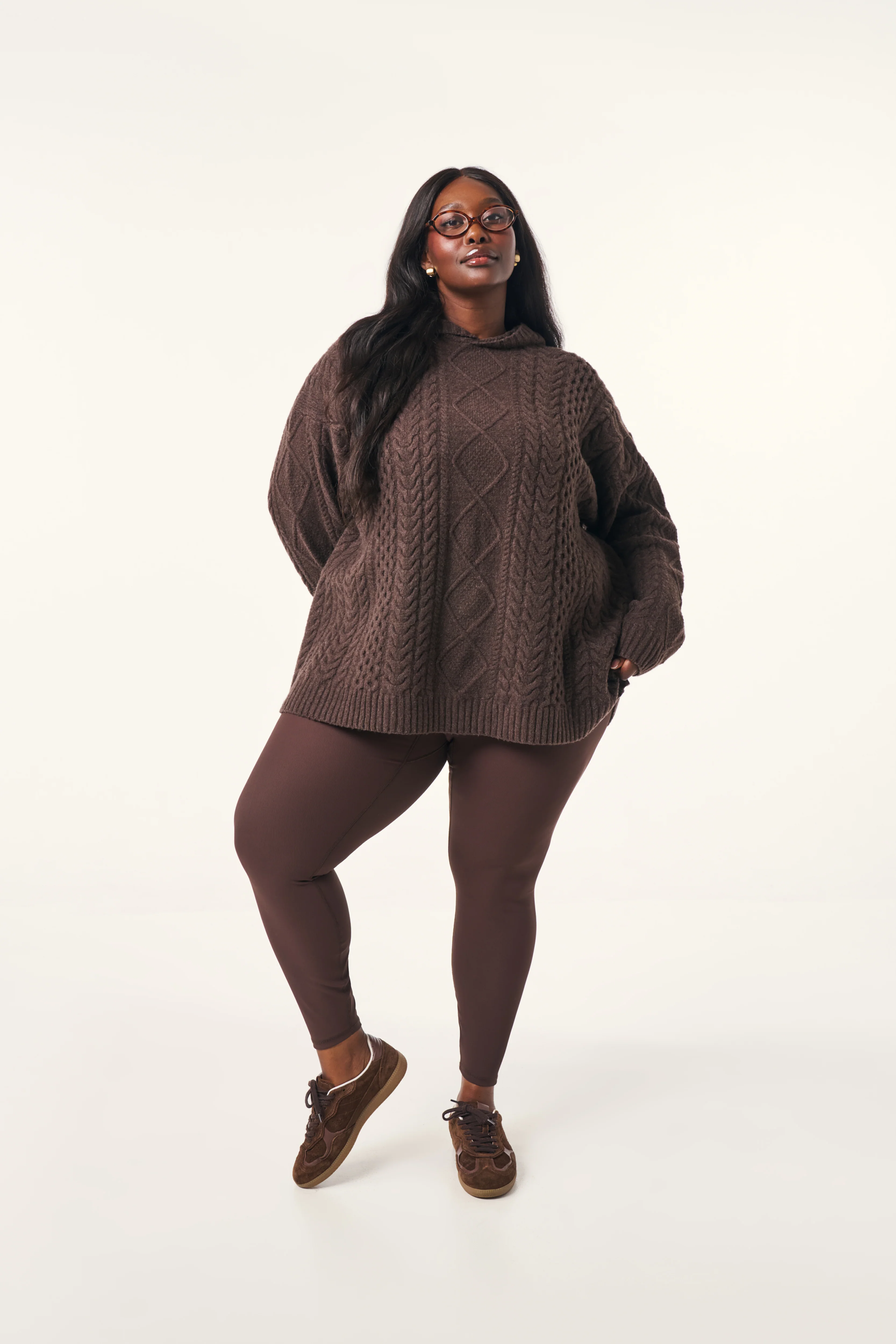 The Sculpt High Waist Leggings - Espresso - Image 10