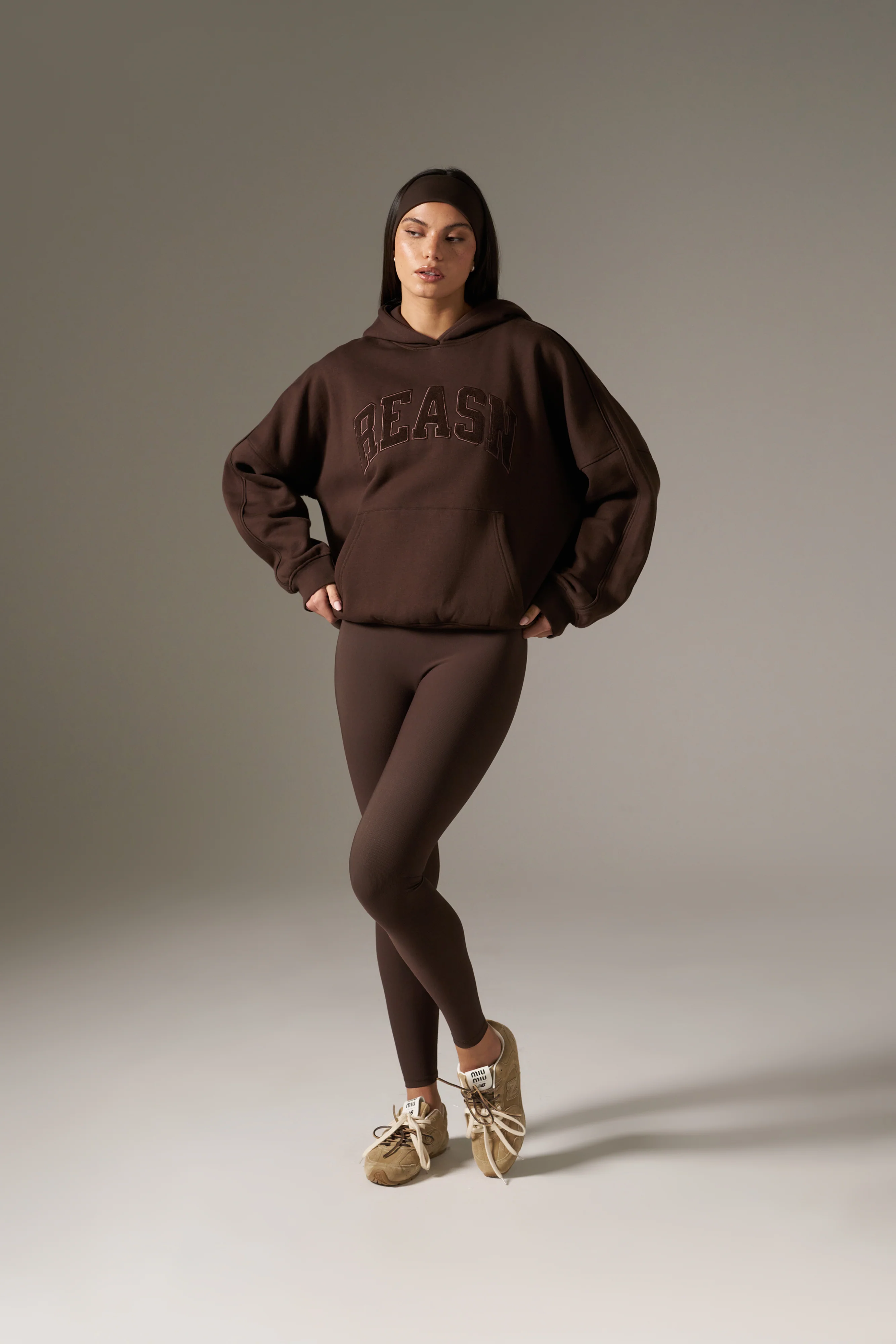 The Sculpt High Waist Leggings - Espresso - Image 3