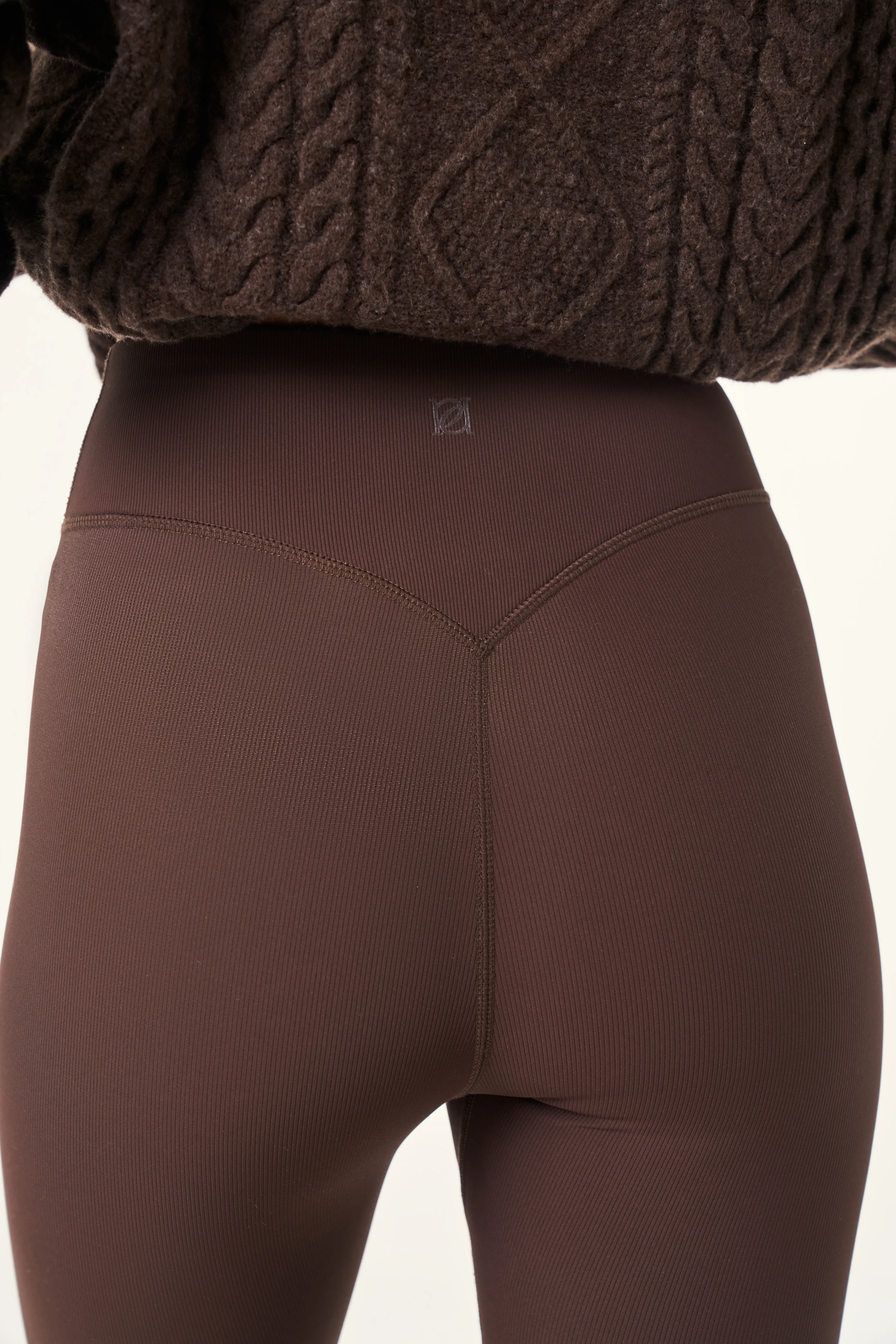 The Sculpt High Waist Leggings - Espresso - Image 8