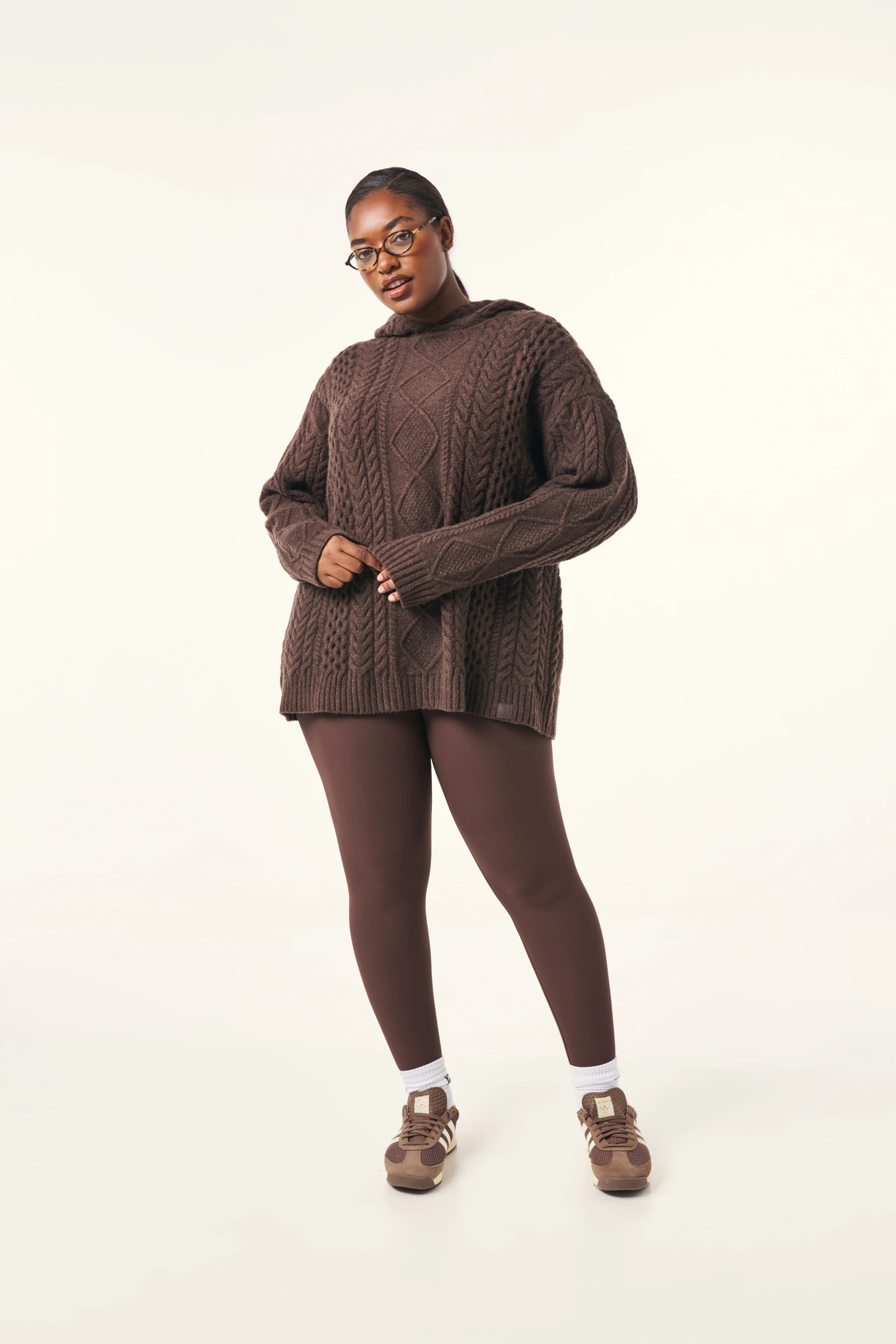 The Sculpt High Waist Leggings - Espresso - Image 9