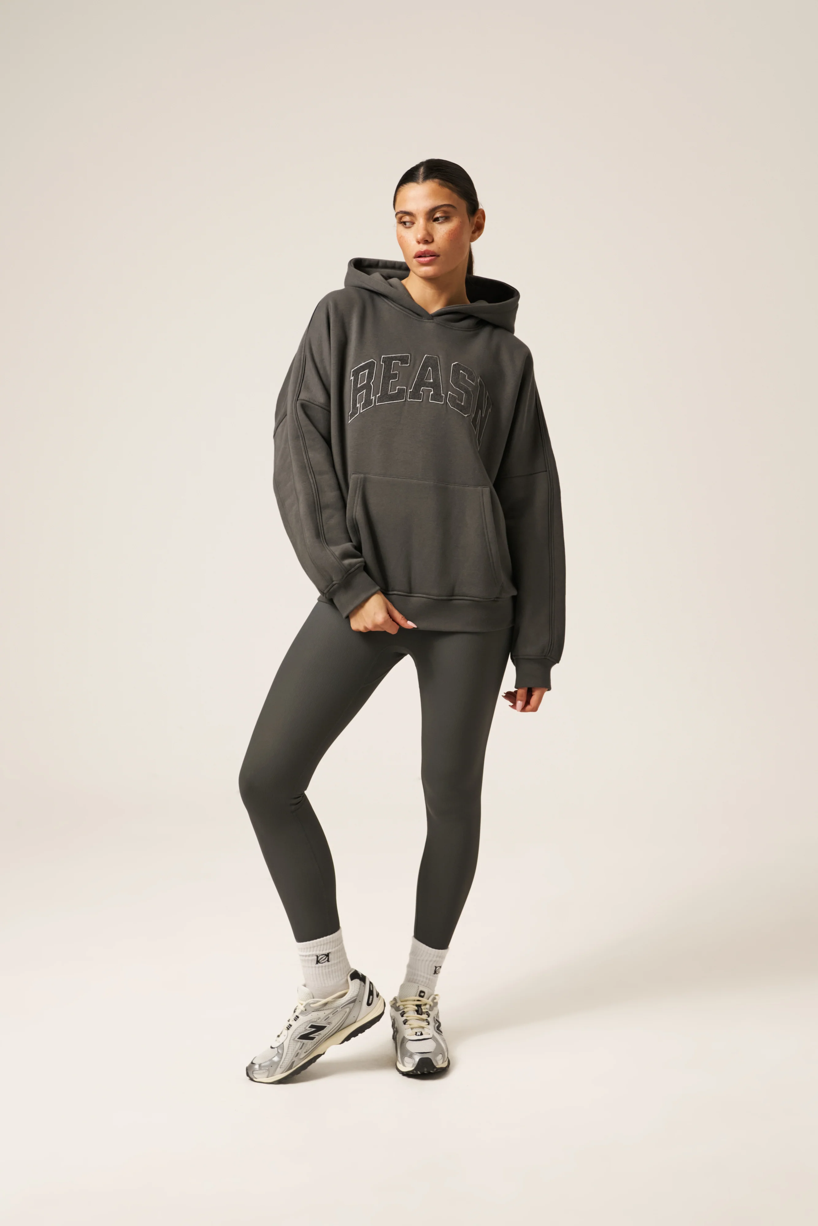 The Sculpt High Waist Leggings - Graphite - Image 3