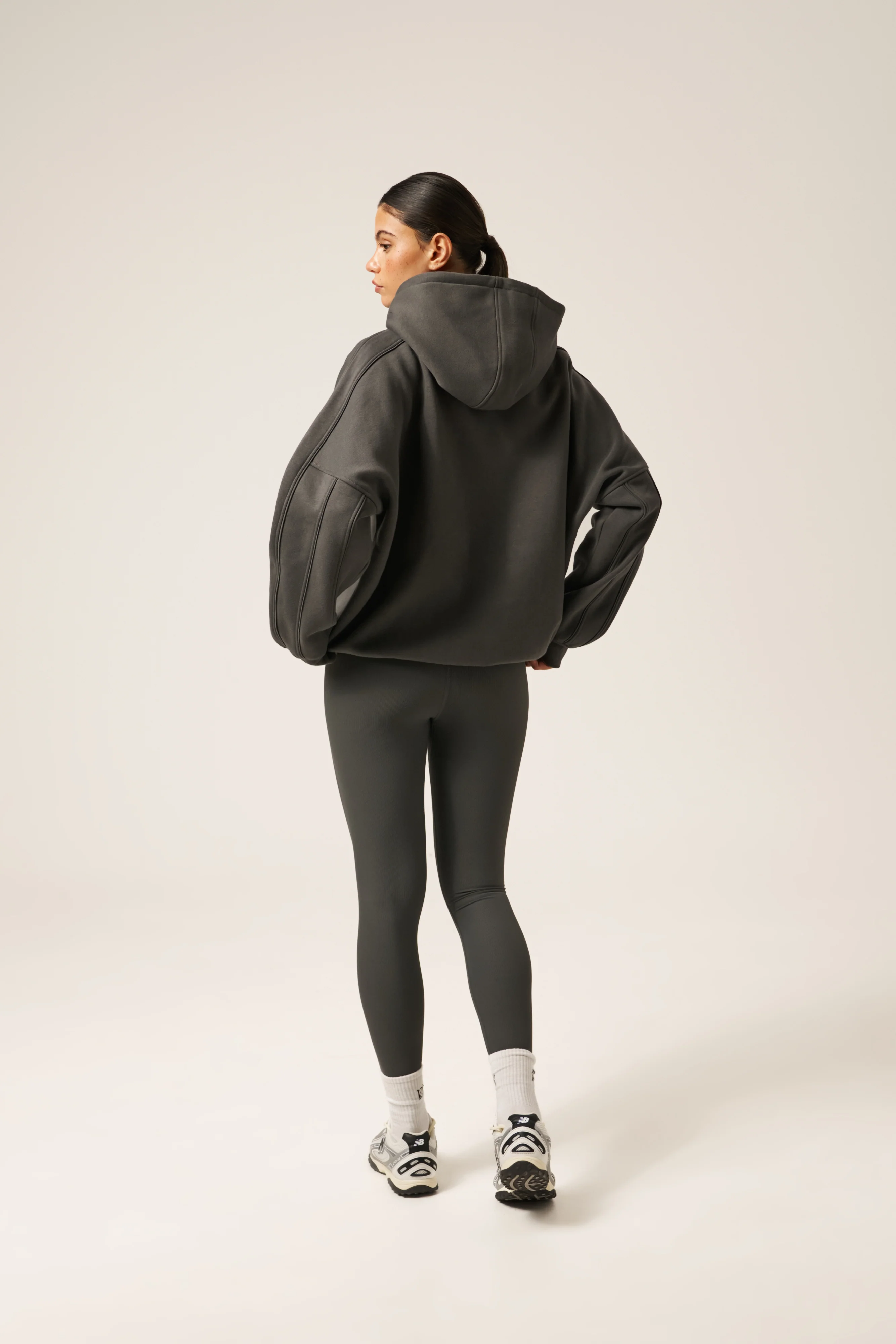 The Sculpt High Waist Leggings - Graphite - Image 6