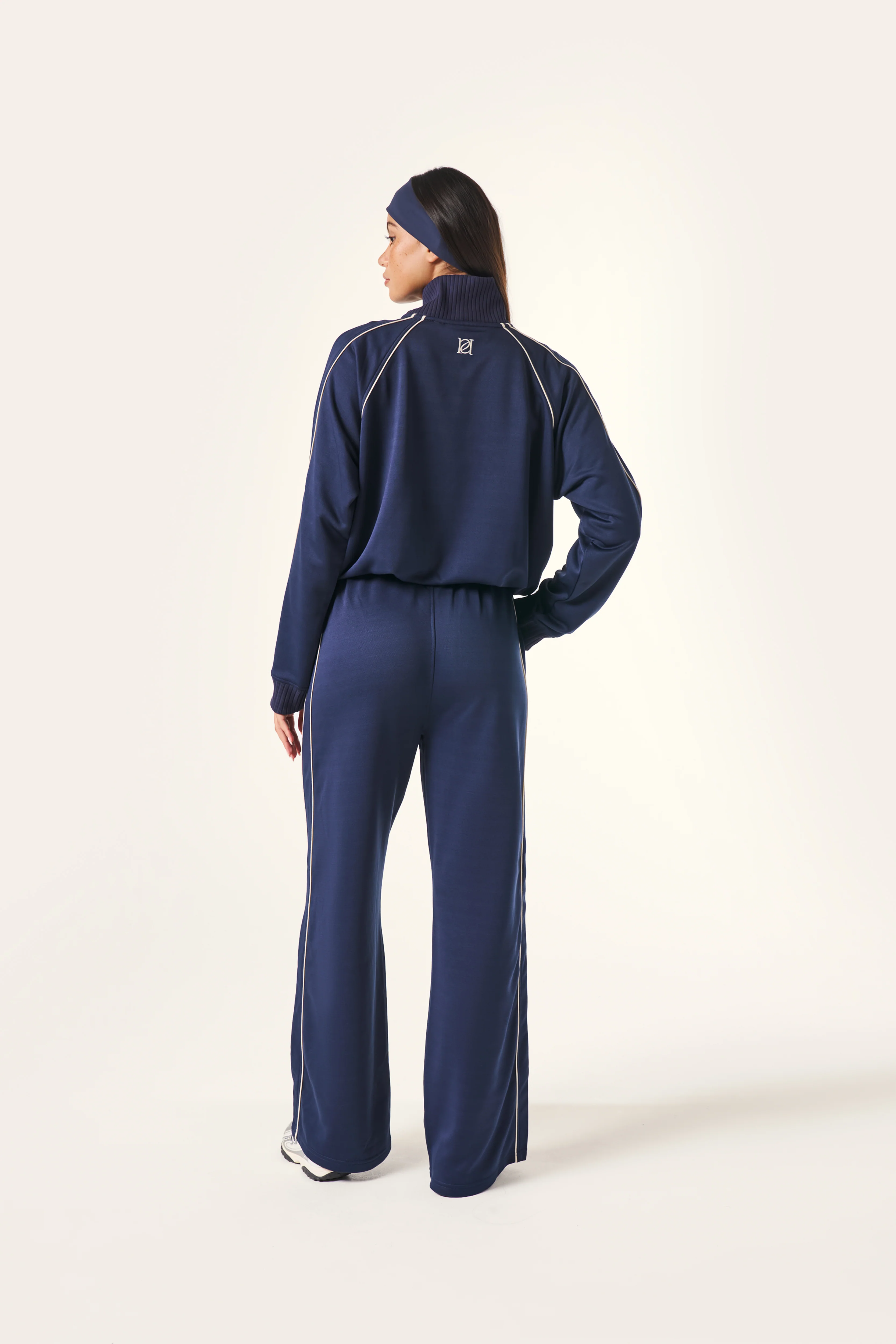 Tricot Quarter Zip 2 In 1 Tracksuit - Midnight Blue - Image 5
