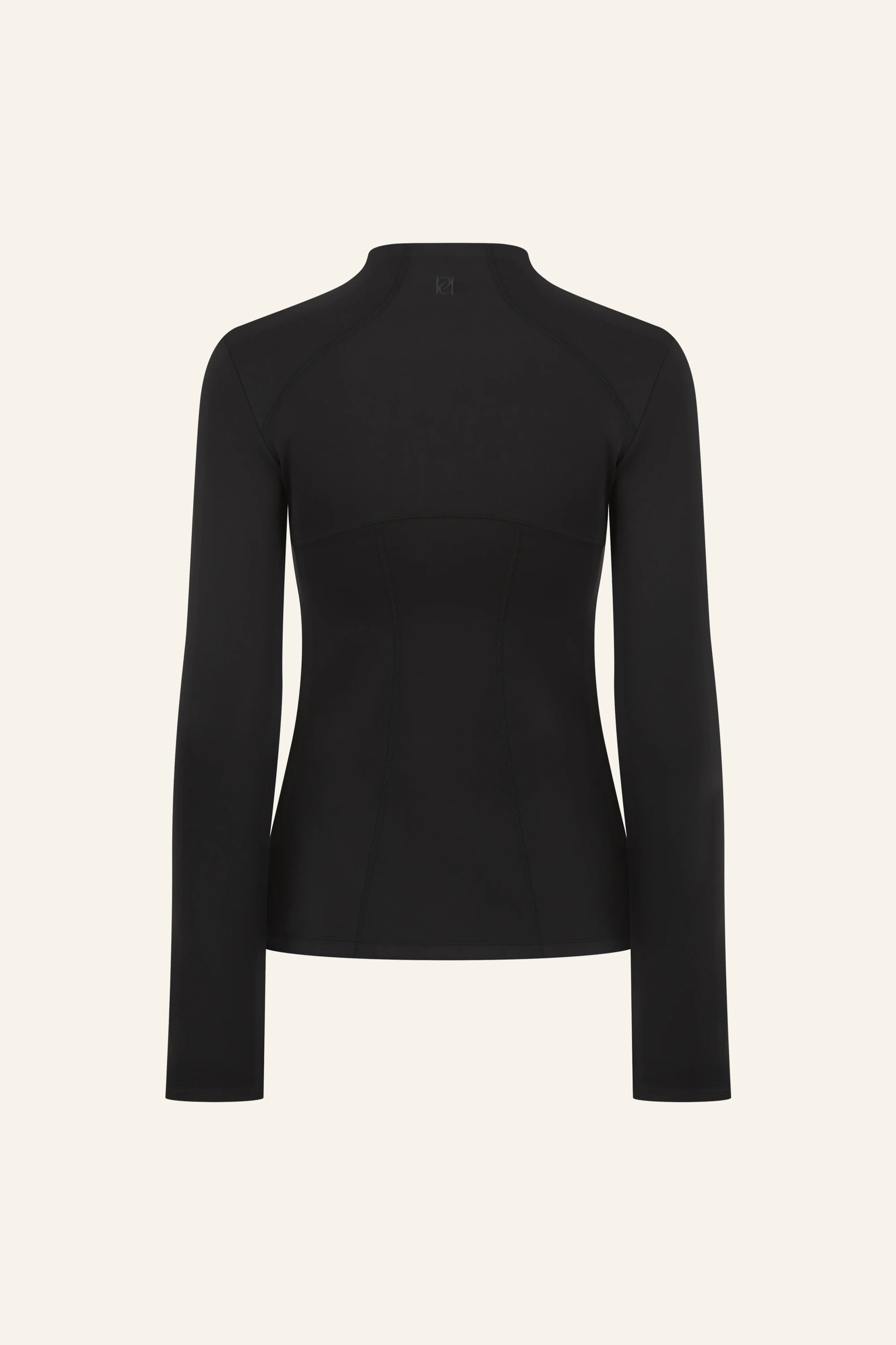 Smoothform Zip Through Seam Detail Active Jacket - Core Black - Image 20